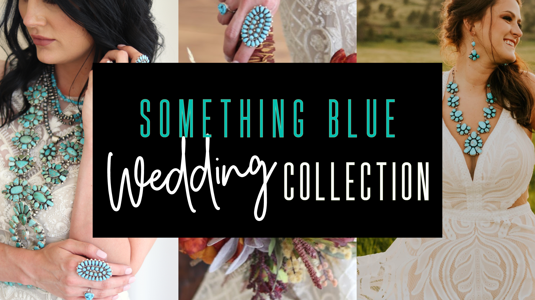 Something Blue Wedding Collection Blog Post | Calli Co. Silver | Turquoise and Sterling Silver Bridal Jewelry