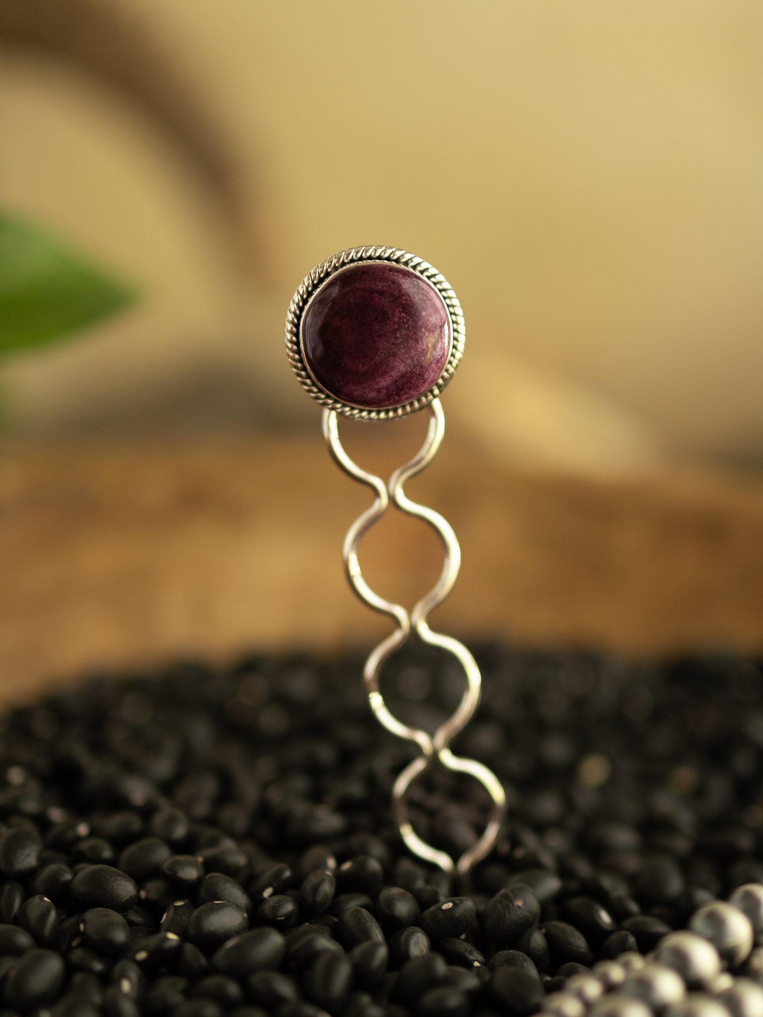 The Grace Spiny Hair Pin, 13-Hair Accessories-Calli Co., Turquoise and Silver Jewelry, Native American Handmade, Zuni Tribe, Navajo Tribe, Brock Texas