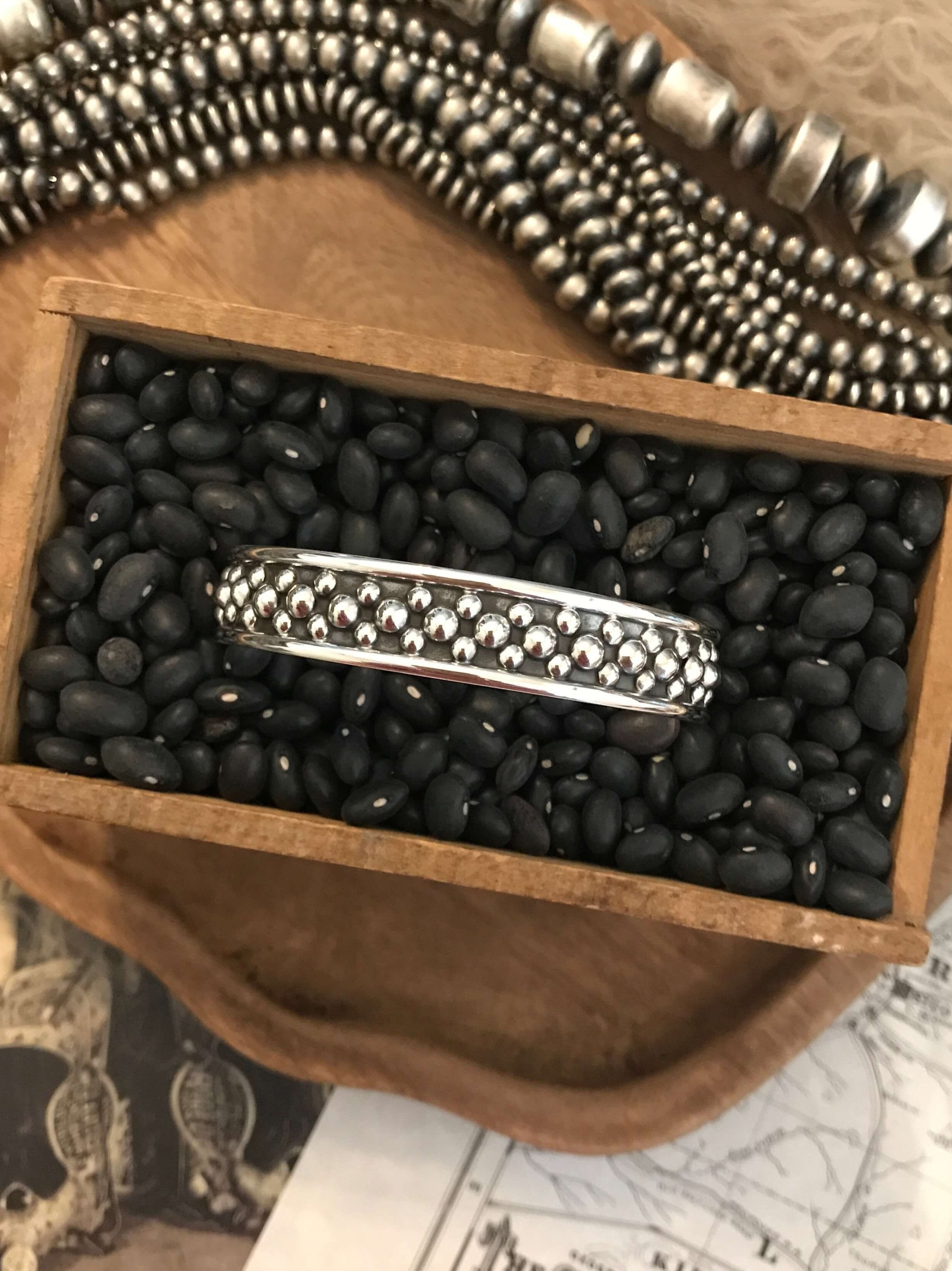 The Arizola Cuff-Bracelets & Cuffs-Calli Co., Turquoise and Silver Jewelry, Native American Handmade, Zuni Tribe, Navajo Tribe, Brock Texas