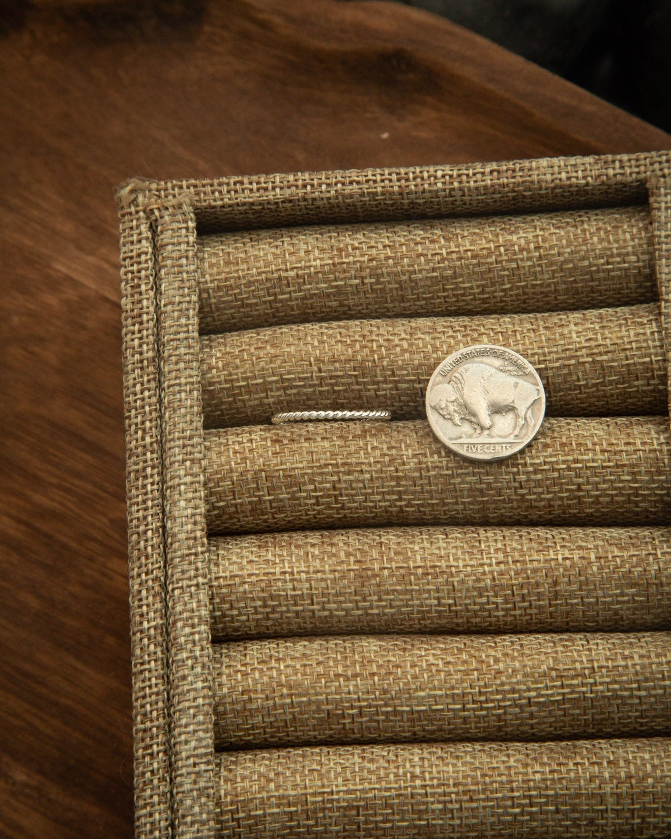 The Dainty Sterling Rope Ring-Rings-Calli Co., Turquoise and Silver Jewelry, Native American Handmade, Zuni Tribe, Navajo Tribe, Brock Texas