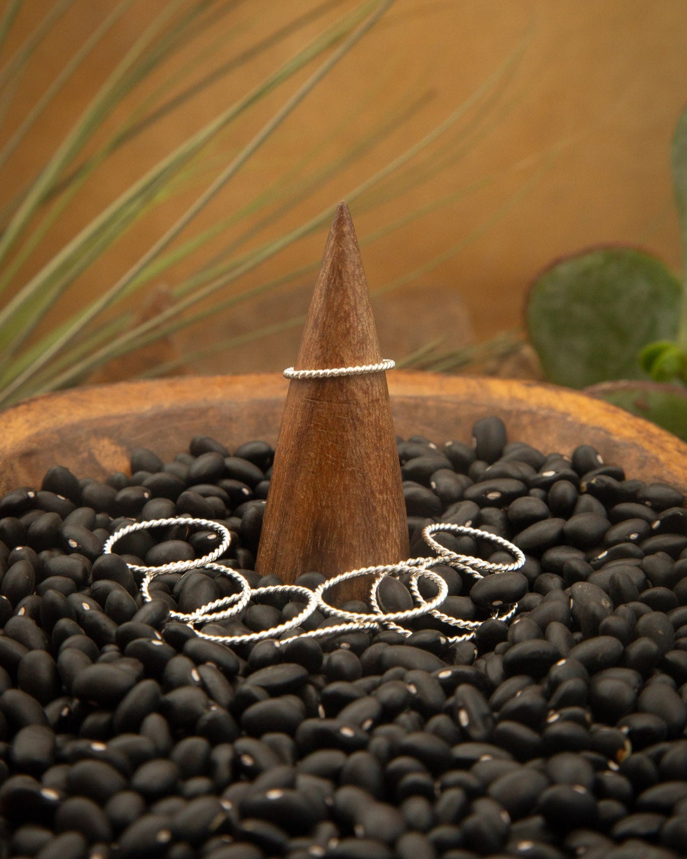 The Dainty Sterling Rope Ring-Rings-Calli Co., Turquoise and Silver Jewelry, Native American Handmade, Zuni Tribe, Navajo Tribe, Brock Texas