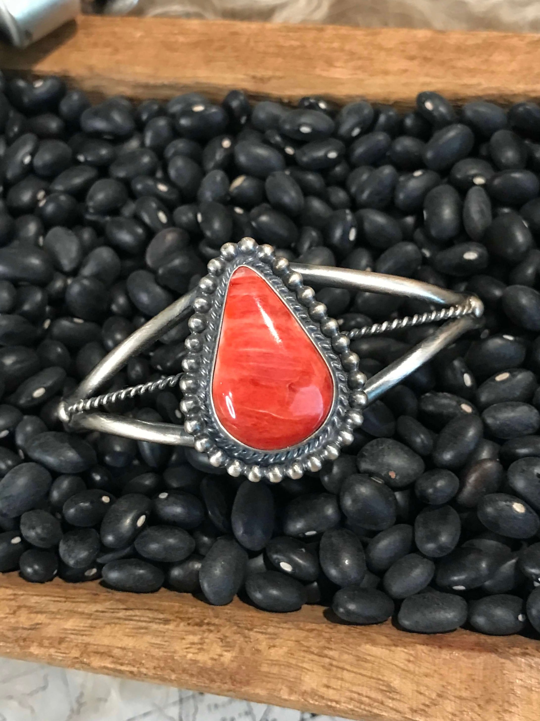 The Tempest Cuff-Bracelets & Cuffs-Calli Co., Turquoise and Silver Jewelry, Native American Handmade, Zuni Tribe, Navajo Tribe, Brock Texas