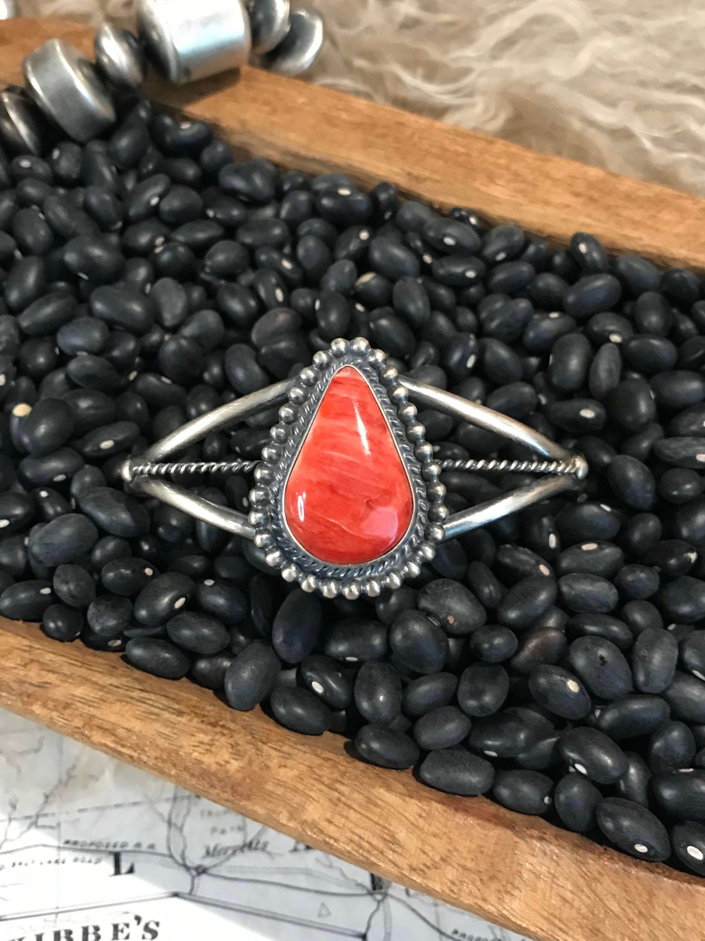 The Tempest Cuff-Bracelets & Cuffs-Calli Co., Turquoise and Silver Jewelry, Native American Handmade, Zuni Tribe, Navajo Tribe, Brock Texas