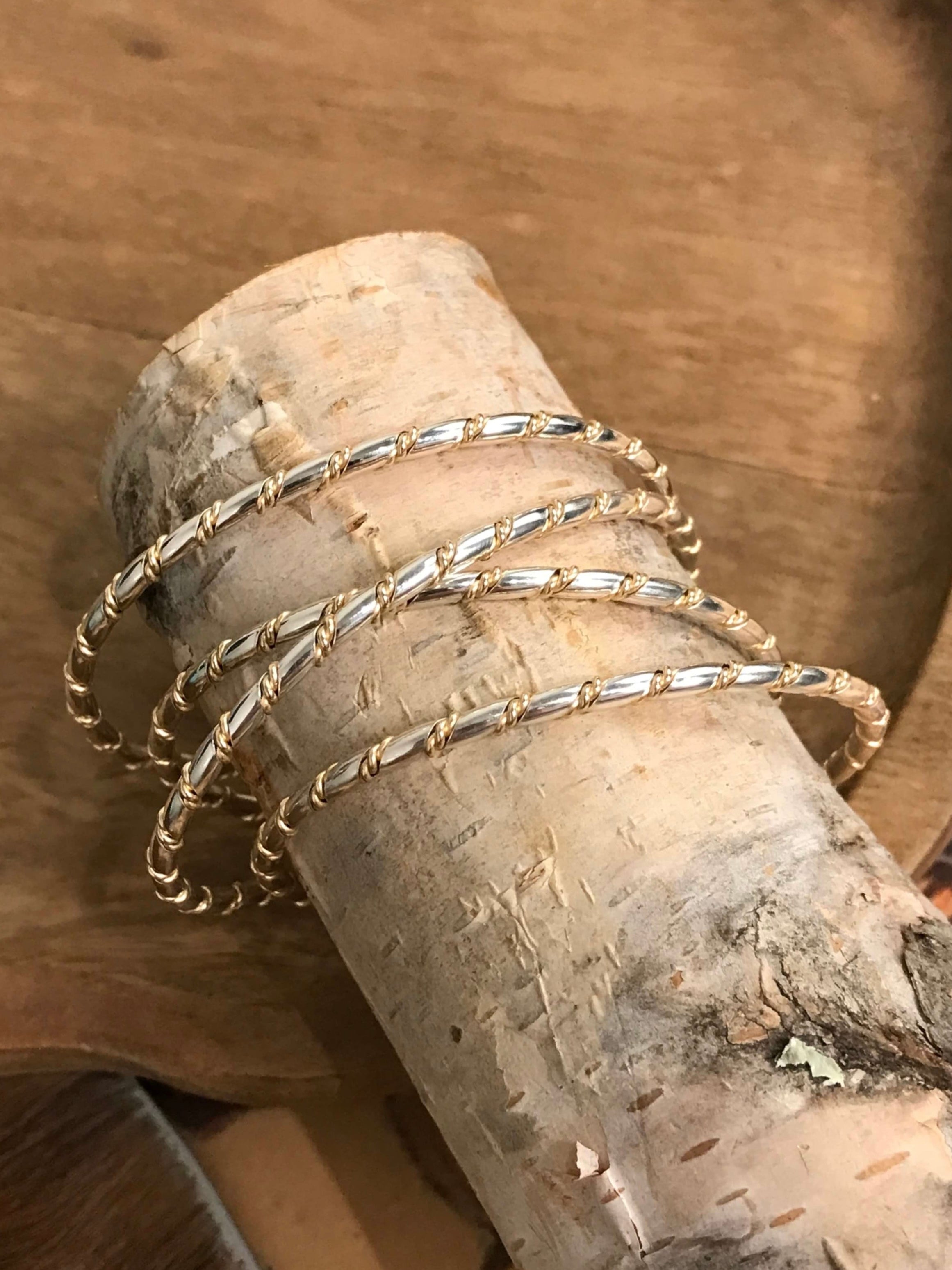 The Two Tone Twist Cuff-Bracelets & Cuffs-Calli Co., Turquoise and Silver Jewelry, Native American Handmade, Zuni Tribe, Navajo Tribe, Brock Texas