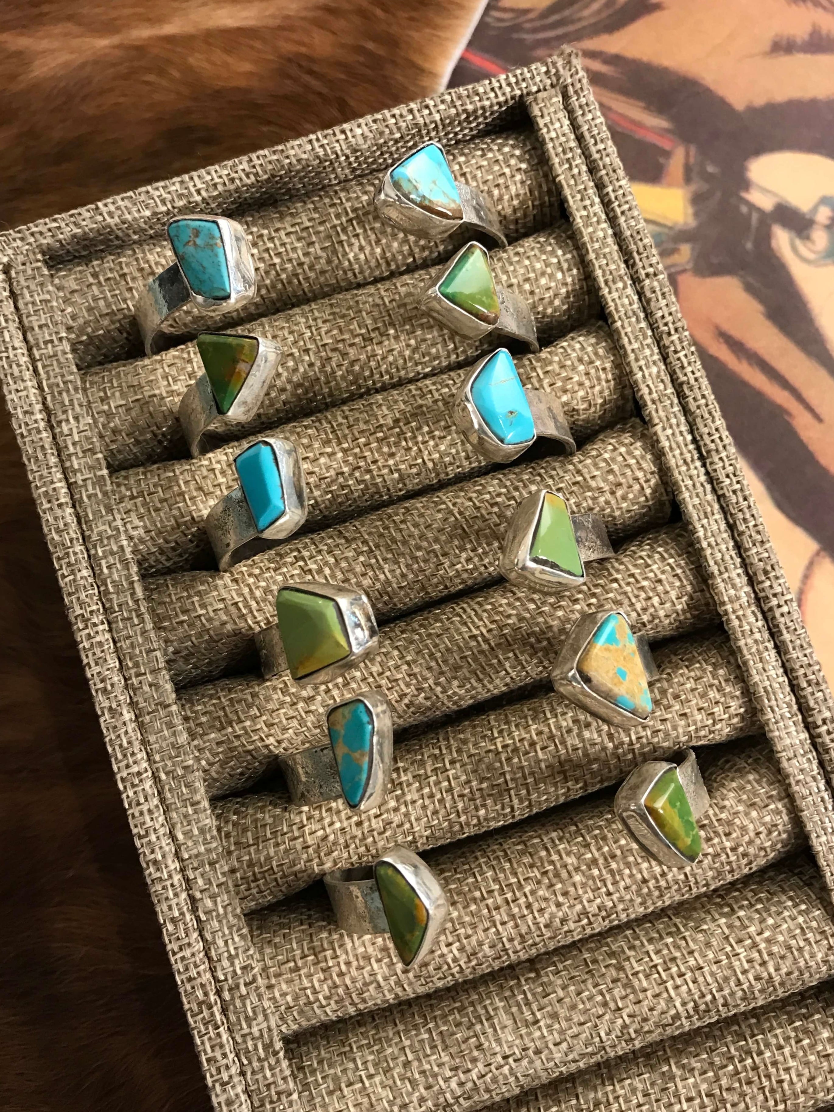 The Monahans Cuffs-Bracelets & Cuffs-Calli Co., Turquoise and Silver Jewelry, Native American Handmade, Zuni Tribe, Navajo Tribe, Brock Texas
