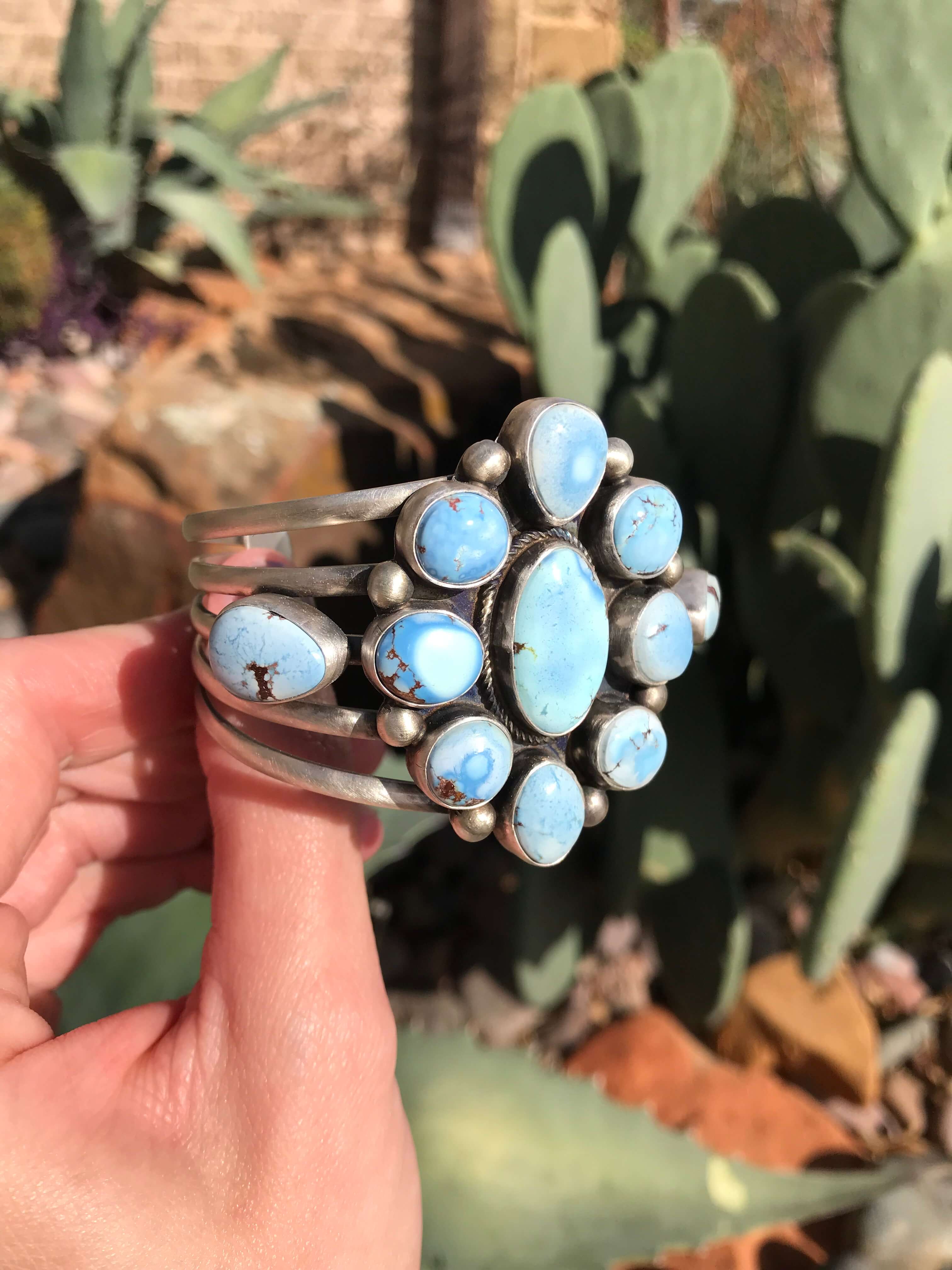 The Forestall Cuff-Bracelets & Cuffs-Calli Co., Turquoise and Silver Jewelry, Native American Handmade, Zuni Tribe, Navajo Tribe, Brock Texas