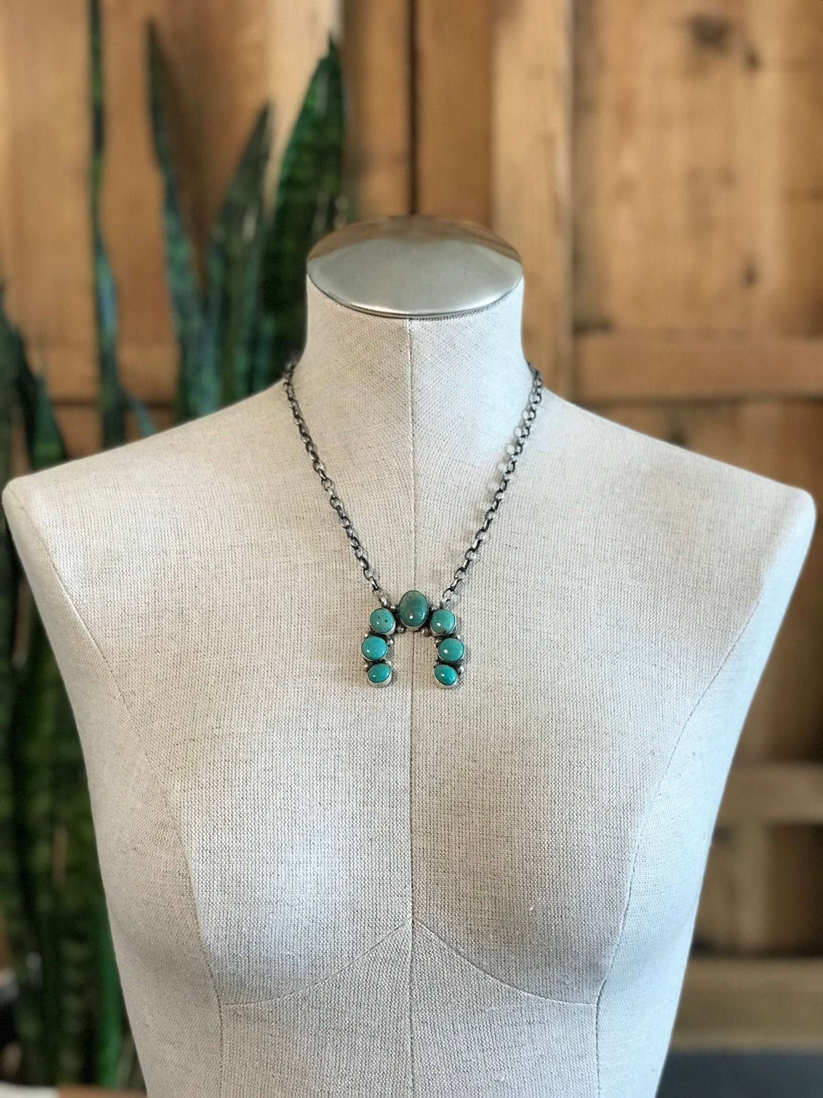 The Naja Necklace, 10-Necklaces-Calli Co., Turquoise and Silver Jewelry, Native American Handmade, Zuni Tribe, Navajo Tribe, Brock Texas