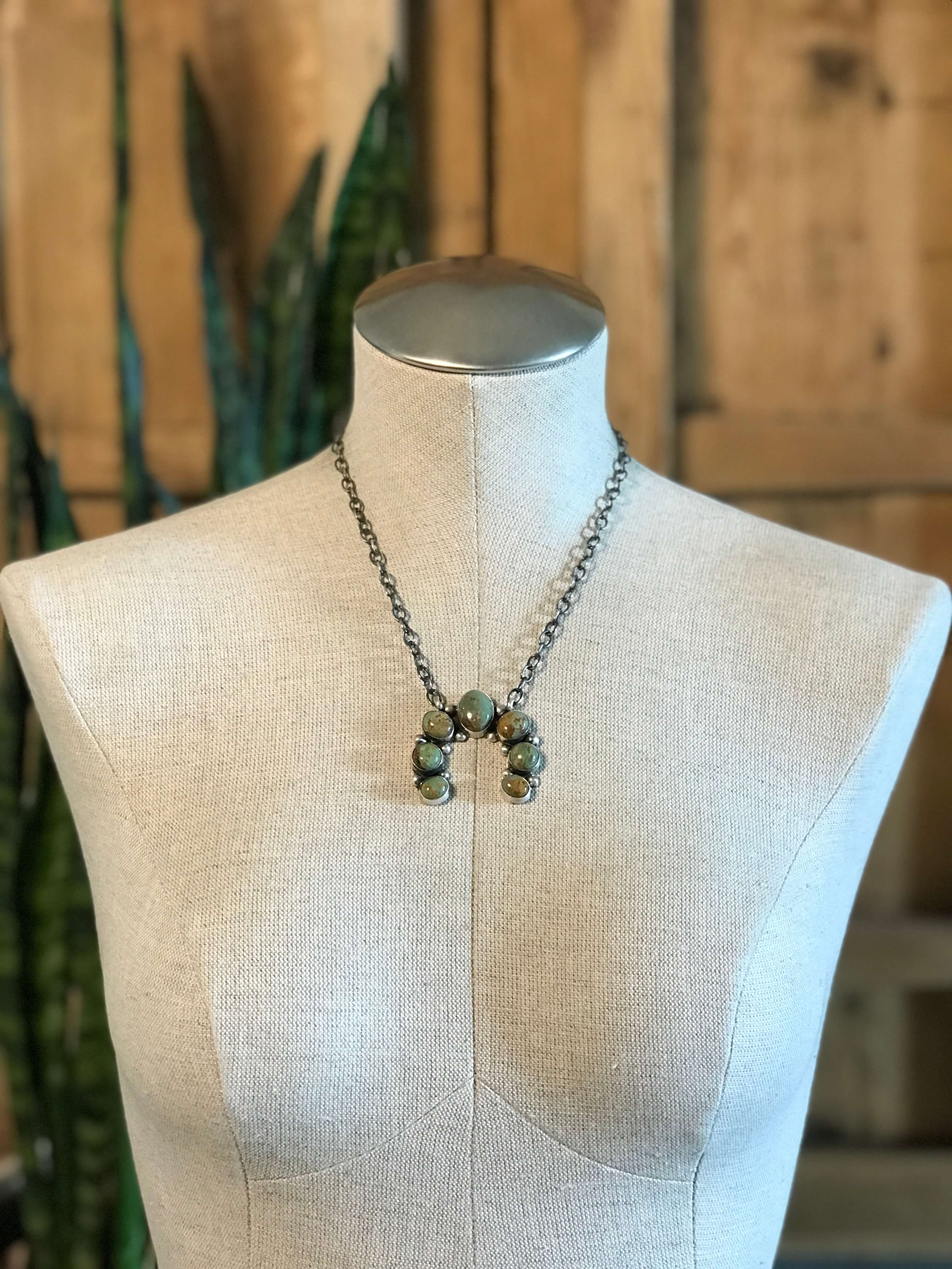 The Naja Necklace, 16-Necklaces-Calli Co., Turquoise and Silver Jewelry, Native American Handmade, Zuni Tribe, Navajo Tribe, Brock Texas