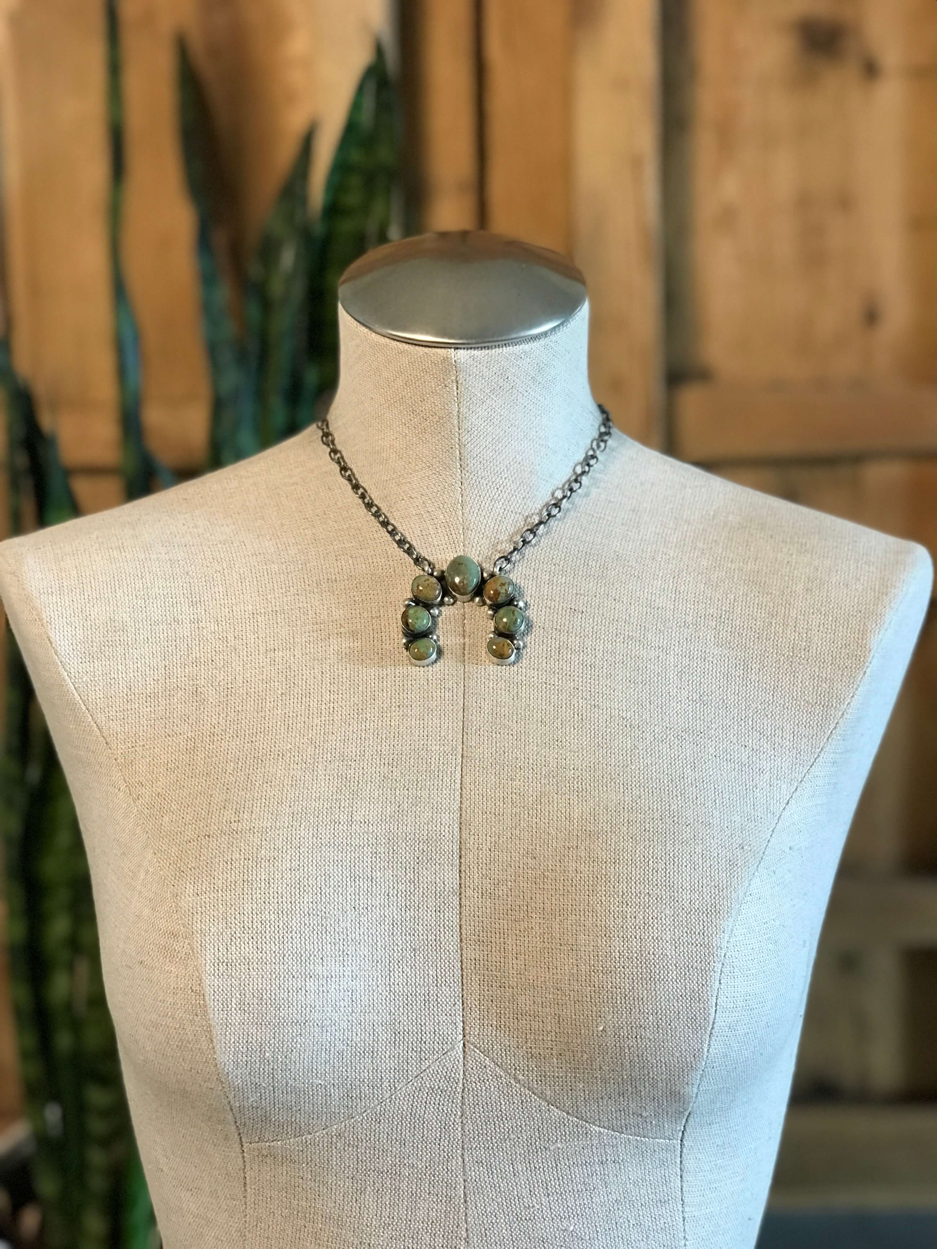 The Naja Necklace, 16-Necklaces-Calli Co., Turquoise and Silver Jewelry, Native American Handmade, Zuni Tribe, Navajo Tribe, Brock Texas