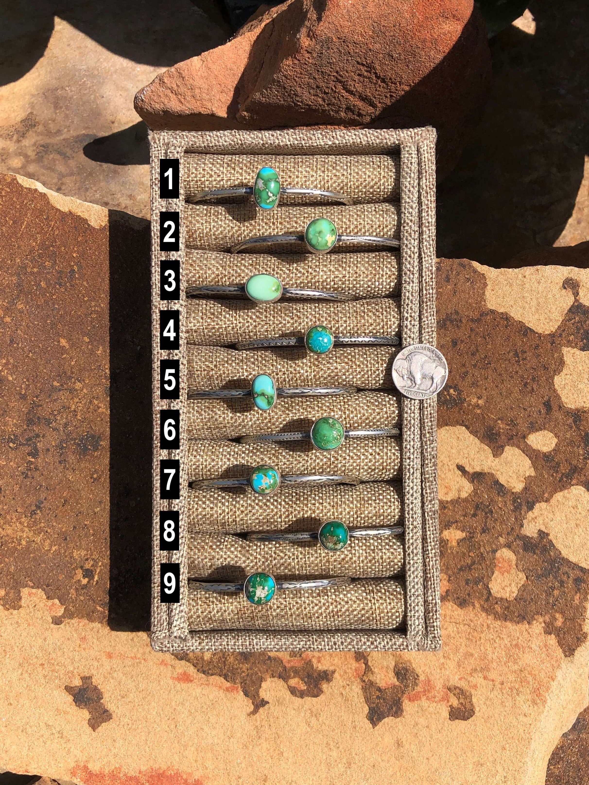 The Lolly Cuffs-Bracelets & Cuffs-Calli Co., Turquoise and Silver Jewelry, Native American Handmade, Zuni Tribe, Navajo Tribe, Brock Texas