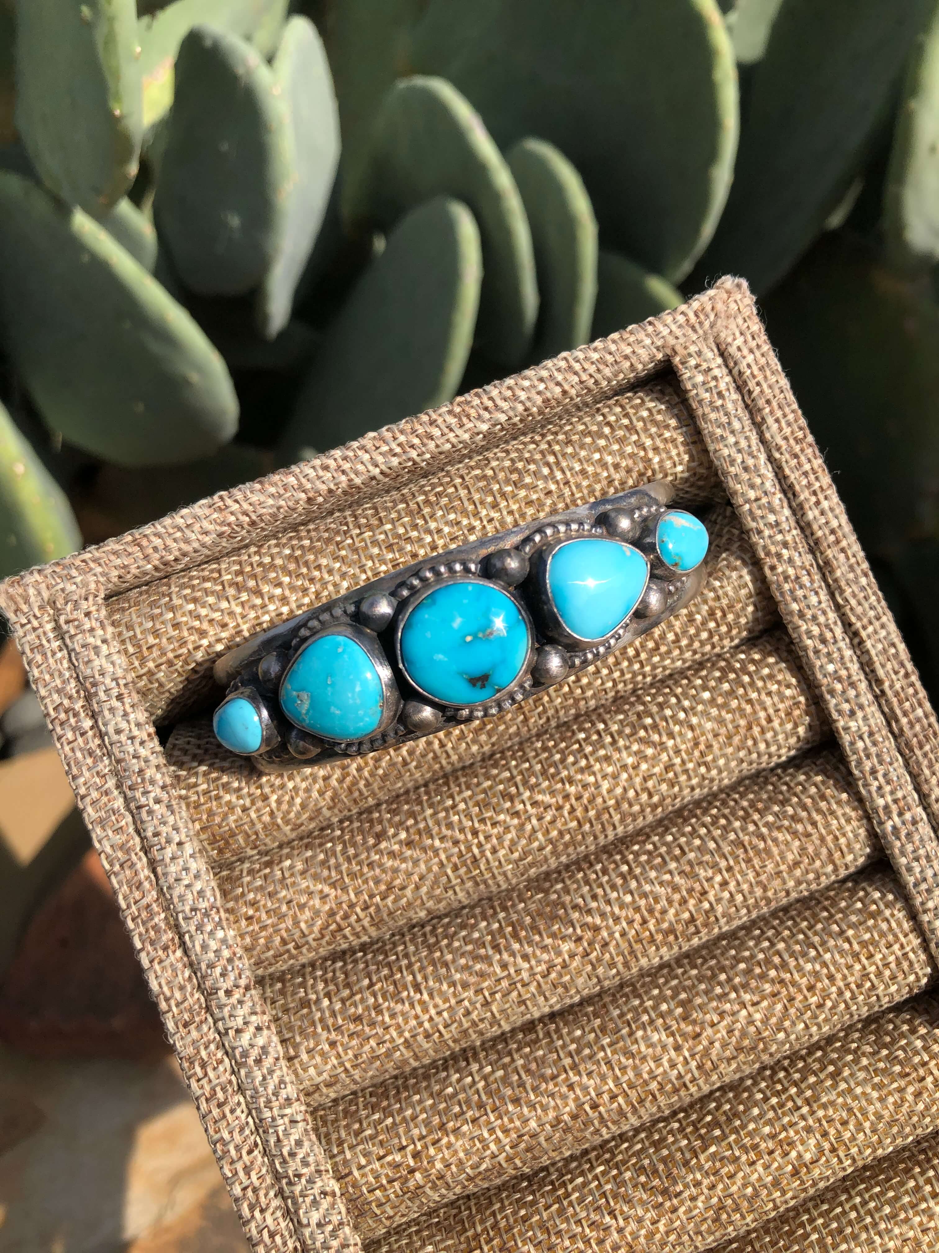 The Sanger Cuff-Bracelets & Cuffs-Calli Co., Turquoise and Silver Jewelry, Native American Handmade, Zuni Tribe, Navajo Tribe, Brock Texas