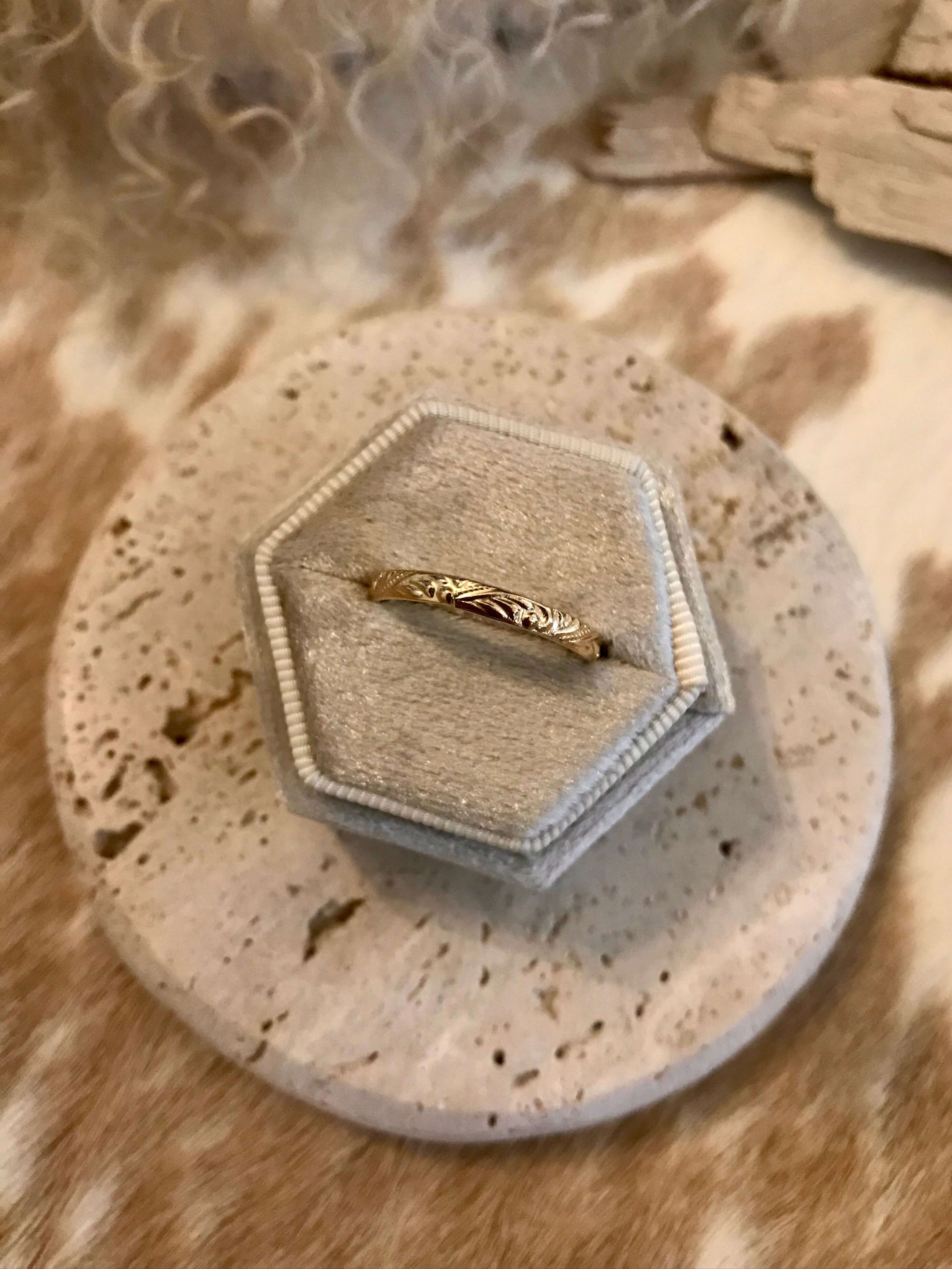 The Terali Tooled Ring-Rings-Calli Co., Turquoise and Silver Jewelry, Native American Handmade, Zuni Tribe, Navajo Tribe, Brock Texas