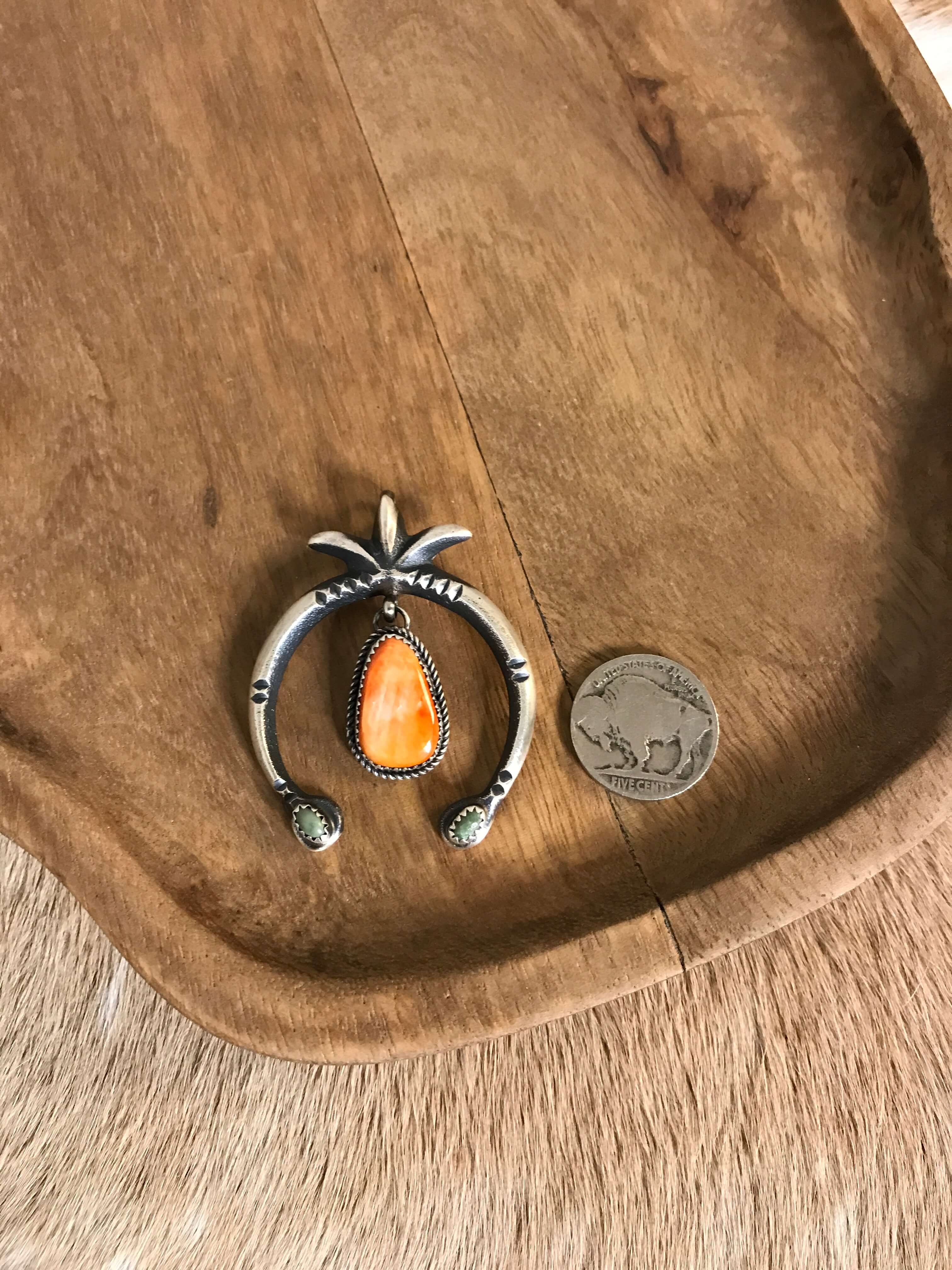 The Naja Pendant, 21-Pendants-Calli Co., Turquoise and Silver Jewelry, Native American Handmade, Zuni Tribe, Navajo Tribe, Brock Texas