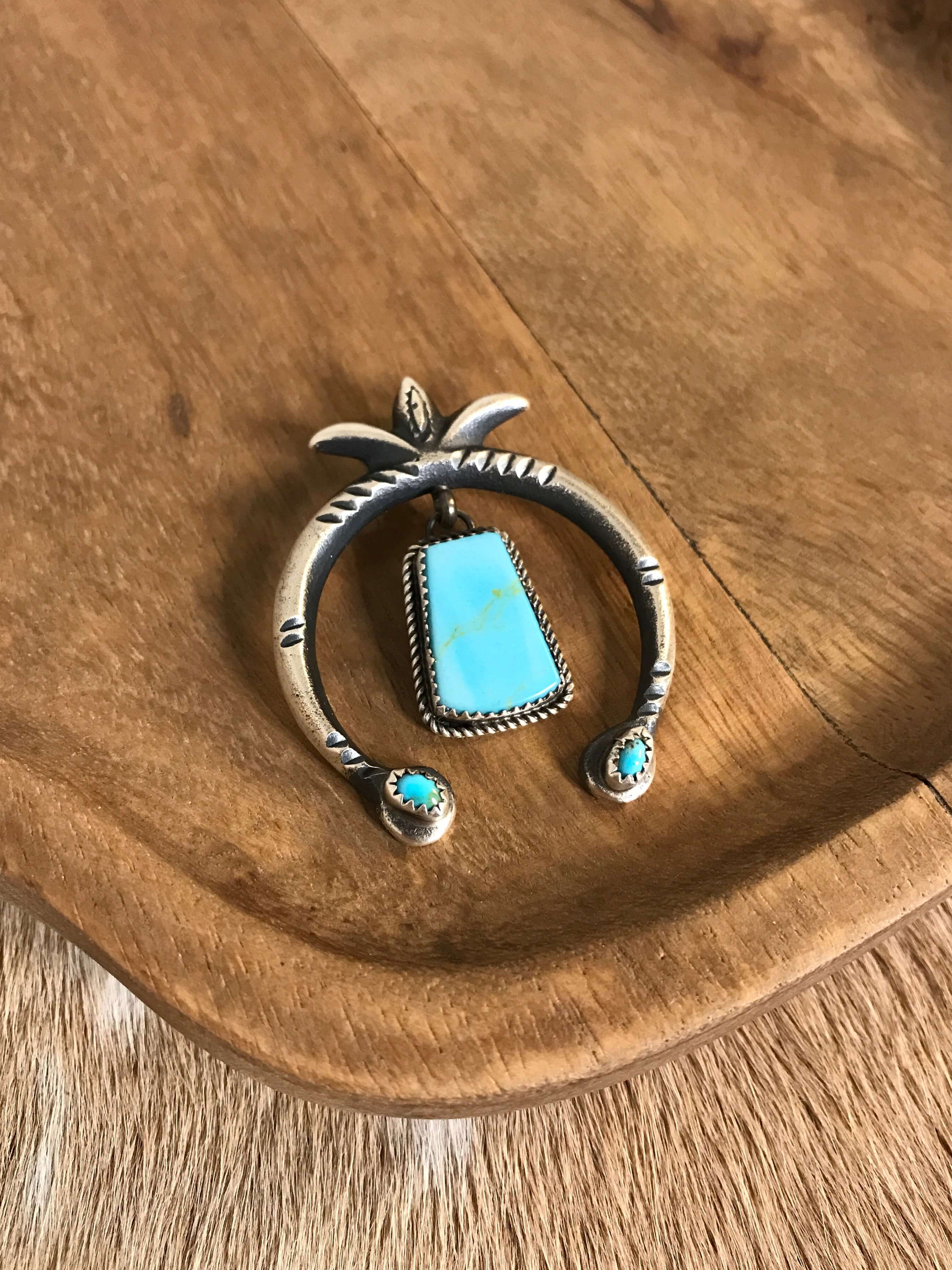 The Naja Pendant, 22-Pendants-Calli Co., Turquoise and Silver Jewelry, Native American Handmade, Zuni Tribe, Navajo Tribe, Brock Texas