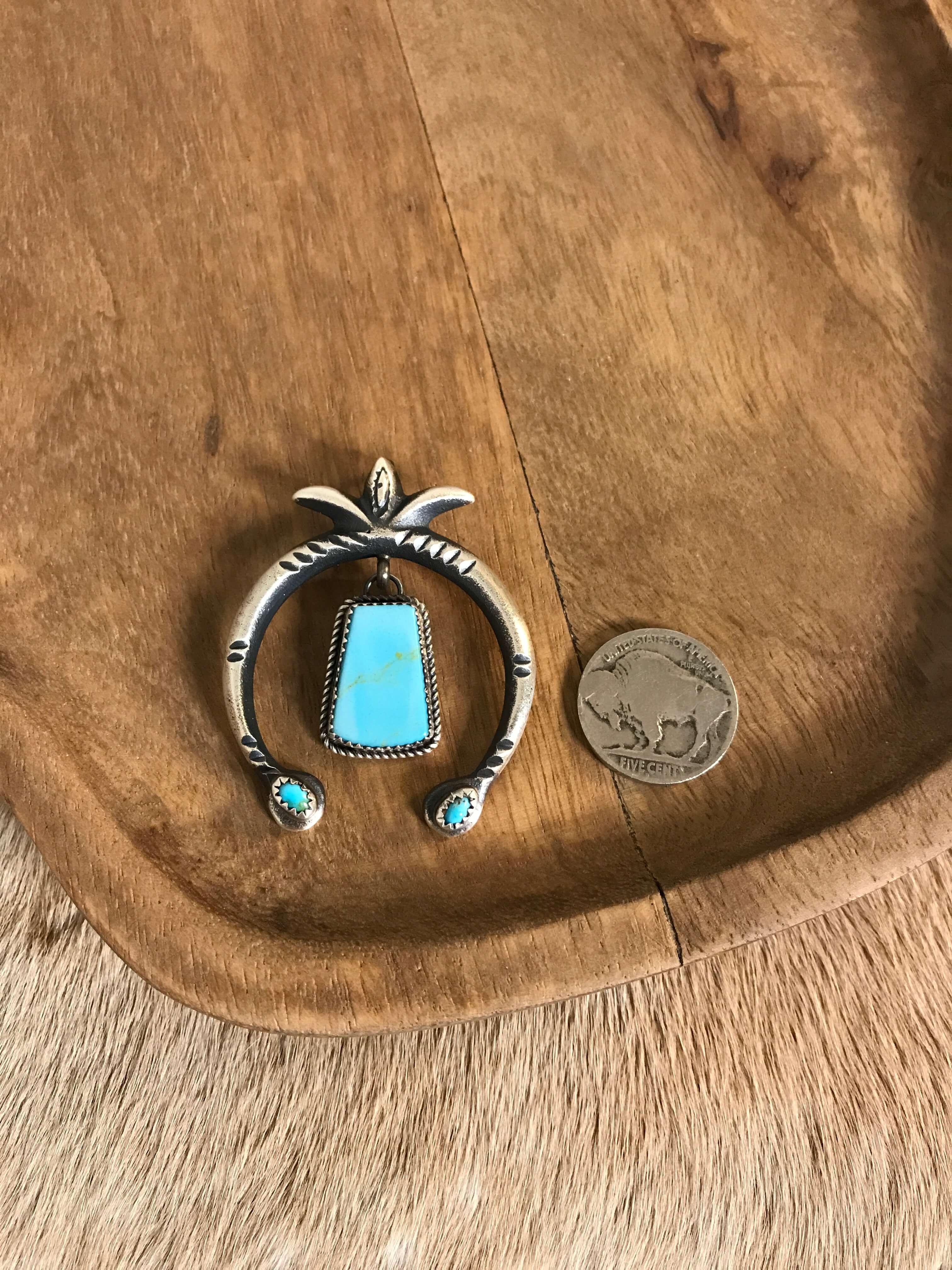 The Naja Pendant, 22-Pendants-Calli Co., Turquoise and Silver Jewelry, Native American Handmade, Zuni Tribe, Navajo Tribe, Brock Texas