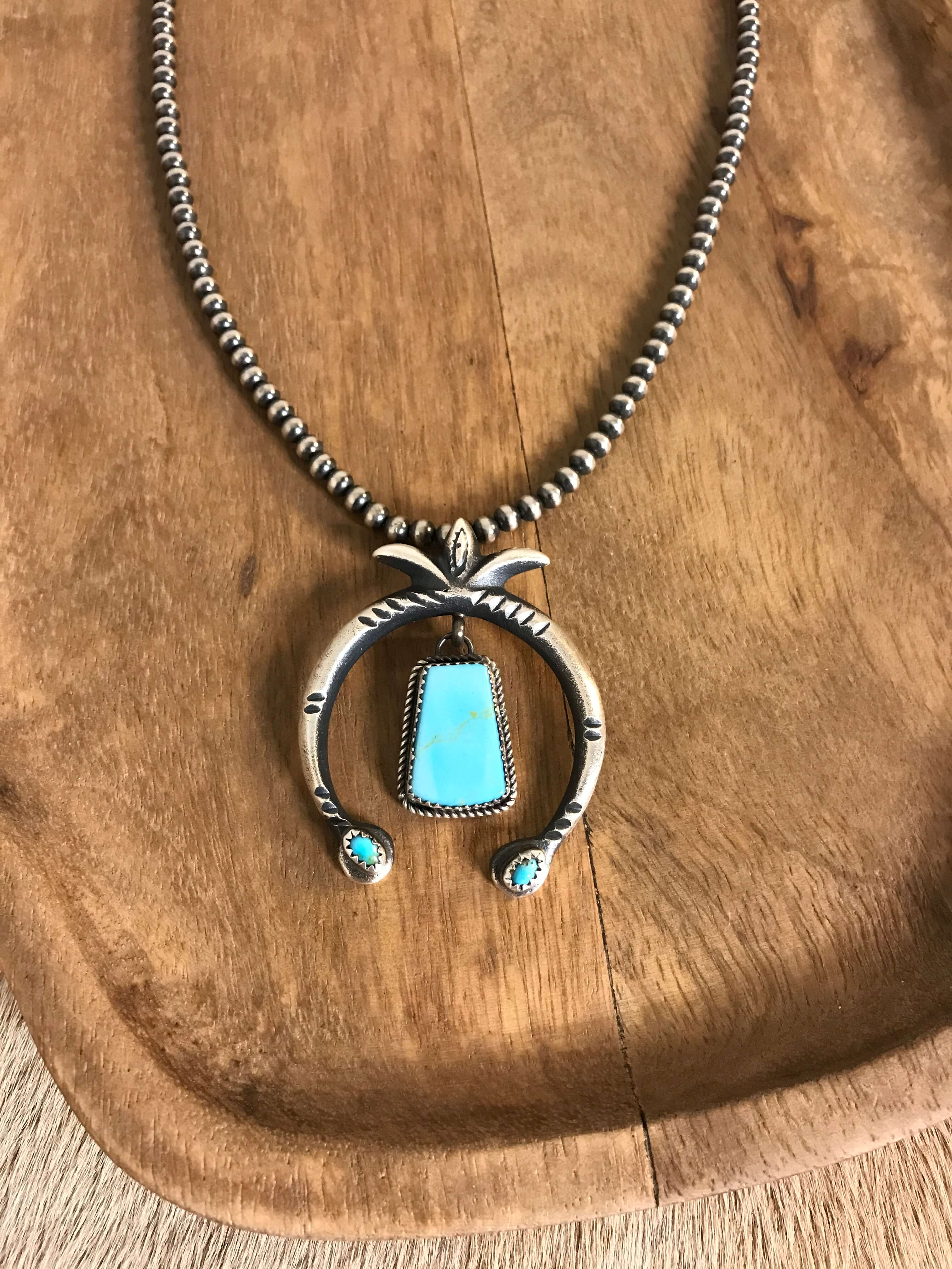 The Naja Pendant, 22-Pendants-Calli Co., Turquoise and Silver Jewelry, Native American Handmade, Zuni Tribe, Navajo Tribe, Brock Texas