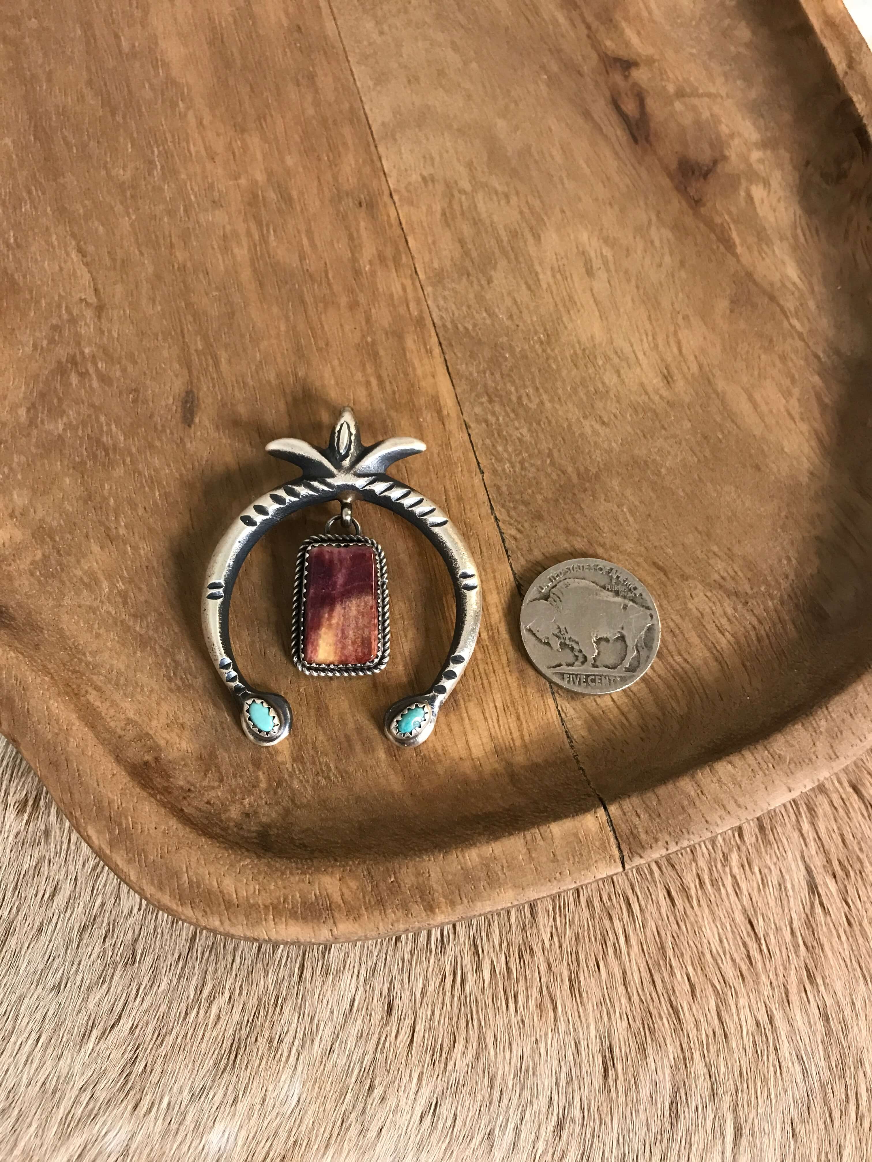 The Naja Pendant, 13-Pendants-Calli Co., Turquoise and Silver Jewelry, Native American Handmade, Zuni Tribe, Navajo Tribe, Brock Texas