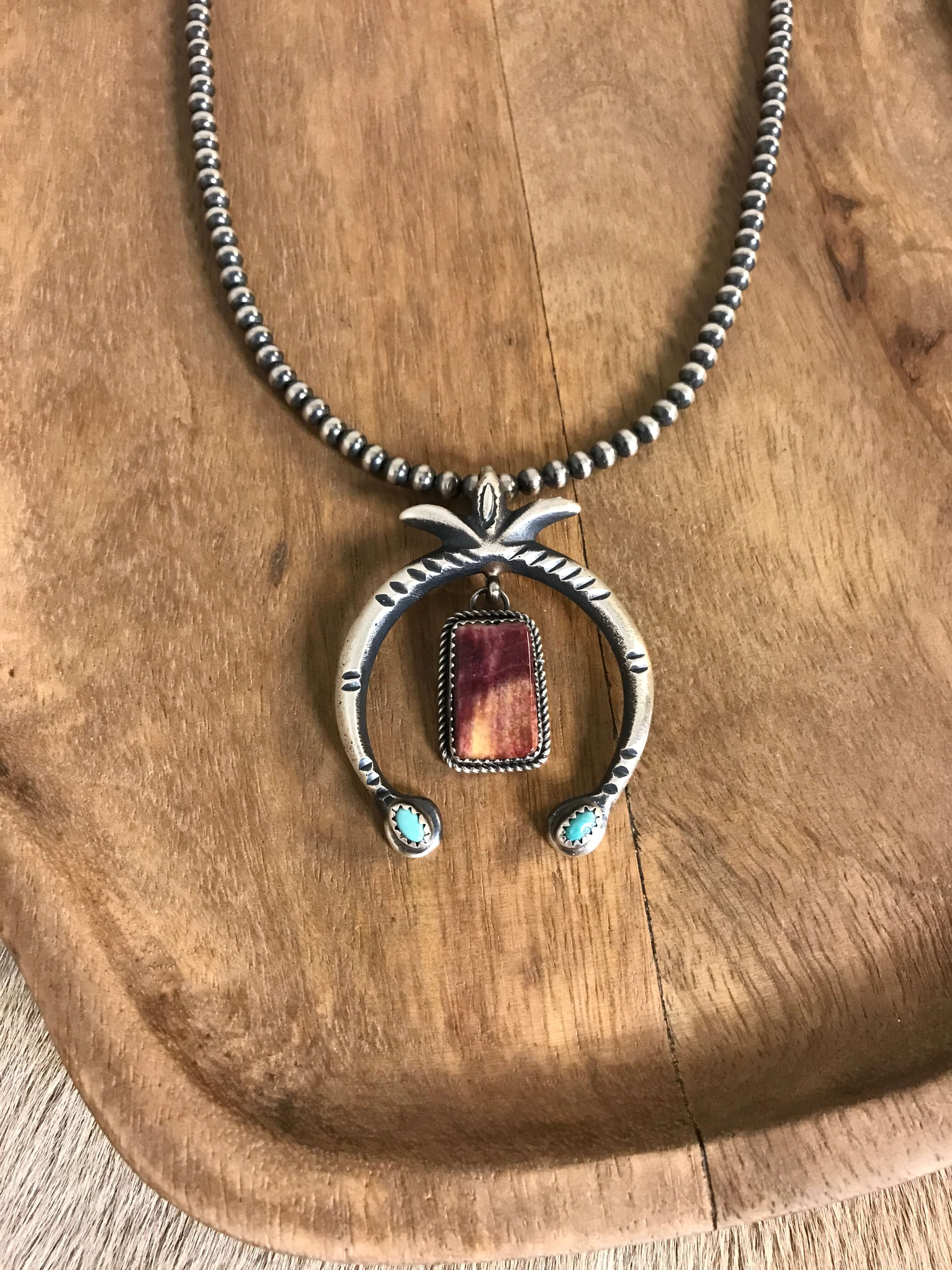 The Naja Pendant, 13-Pendants-Calli Co., Turquoise and Silver Jewelry, Native American Handmade, Zuni Tribe, Navajo Tribe, Brock Texas