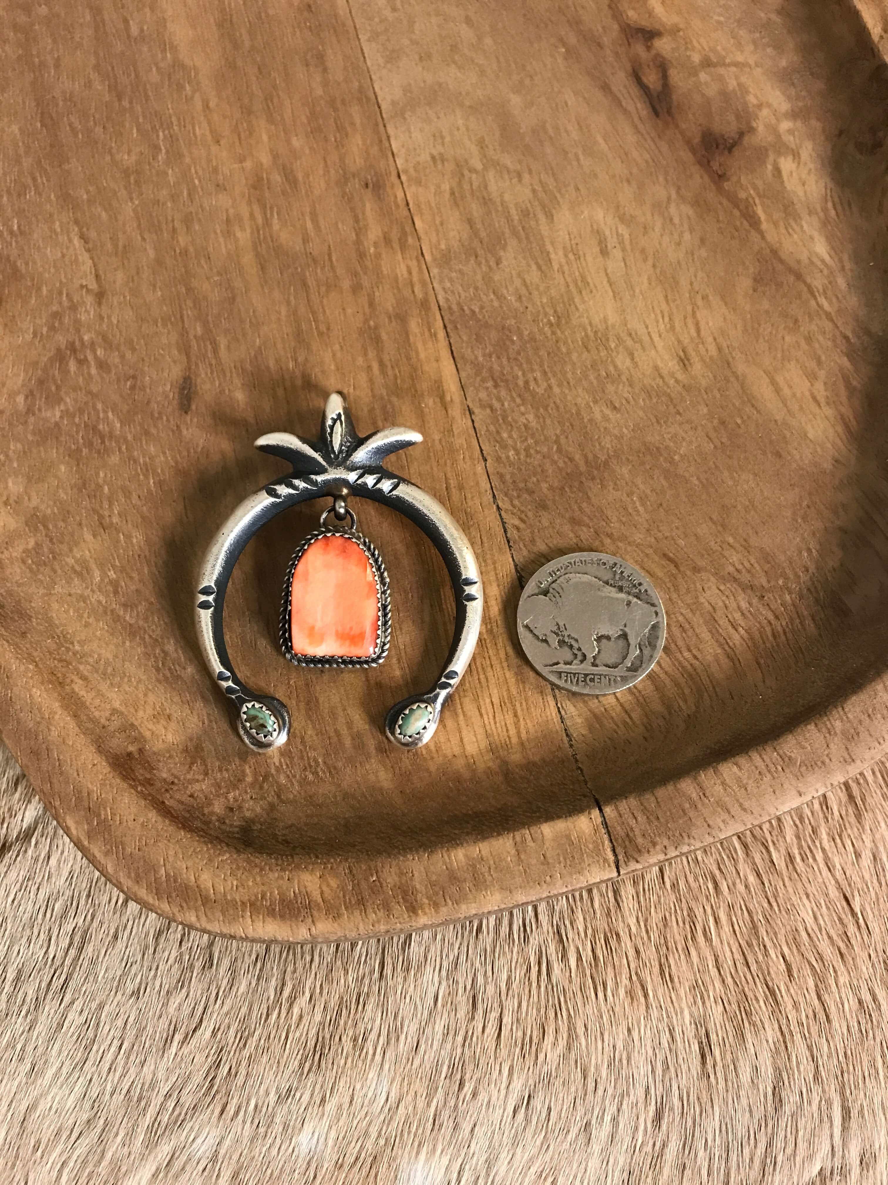 The Naja Pendant, 25-Pendants-Calli Co., Turquoise and Silver Jewelry, Native American Handmade, Zuni Tribe, Navajo Tribe, Brock Texas