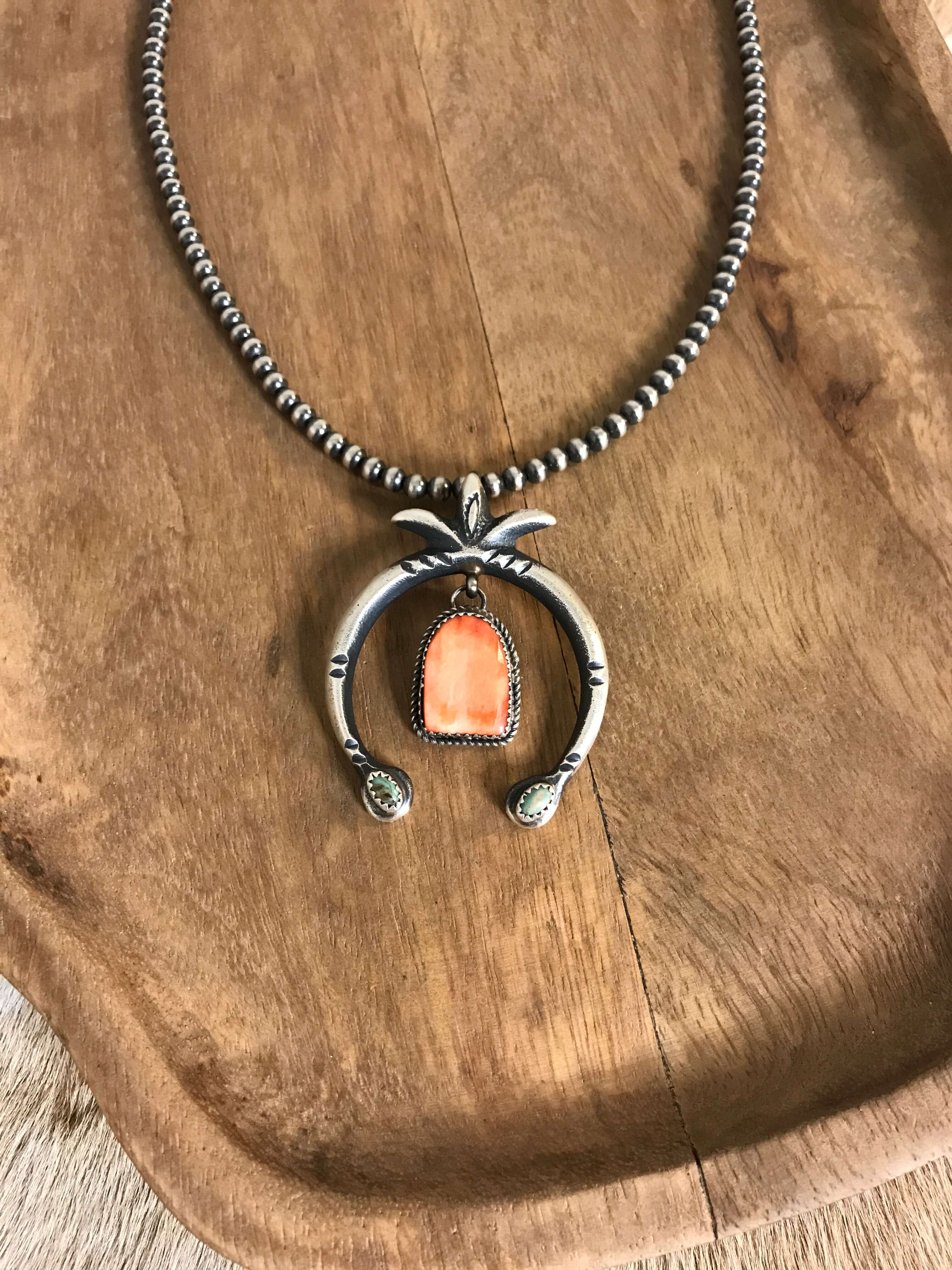 The Naja Pendant, 25-Pendants-Calli Co., Turquoise and Silver Jewelry, Native American Handmade, Zuni Tribe, Navajo Tribe, Brock Texas