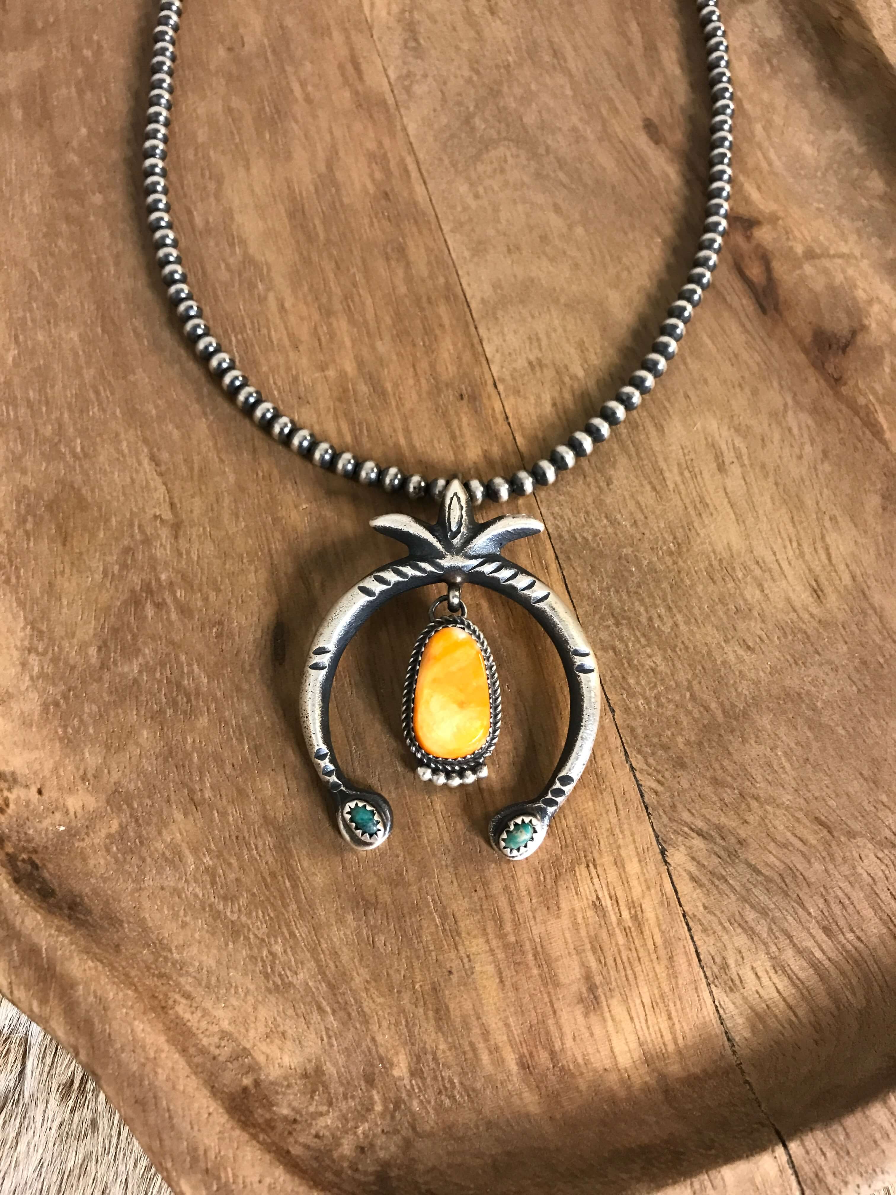 The Artecko Naja Pendant, 8-Pendants-Calli Co., Turquoise and Silver Jewelry, Native American Handmade, Zuni Tribe, Navajo Tribe, Brock Texas