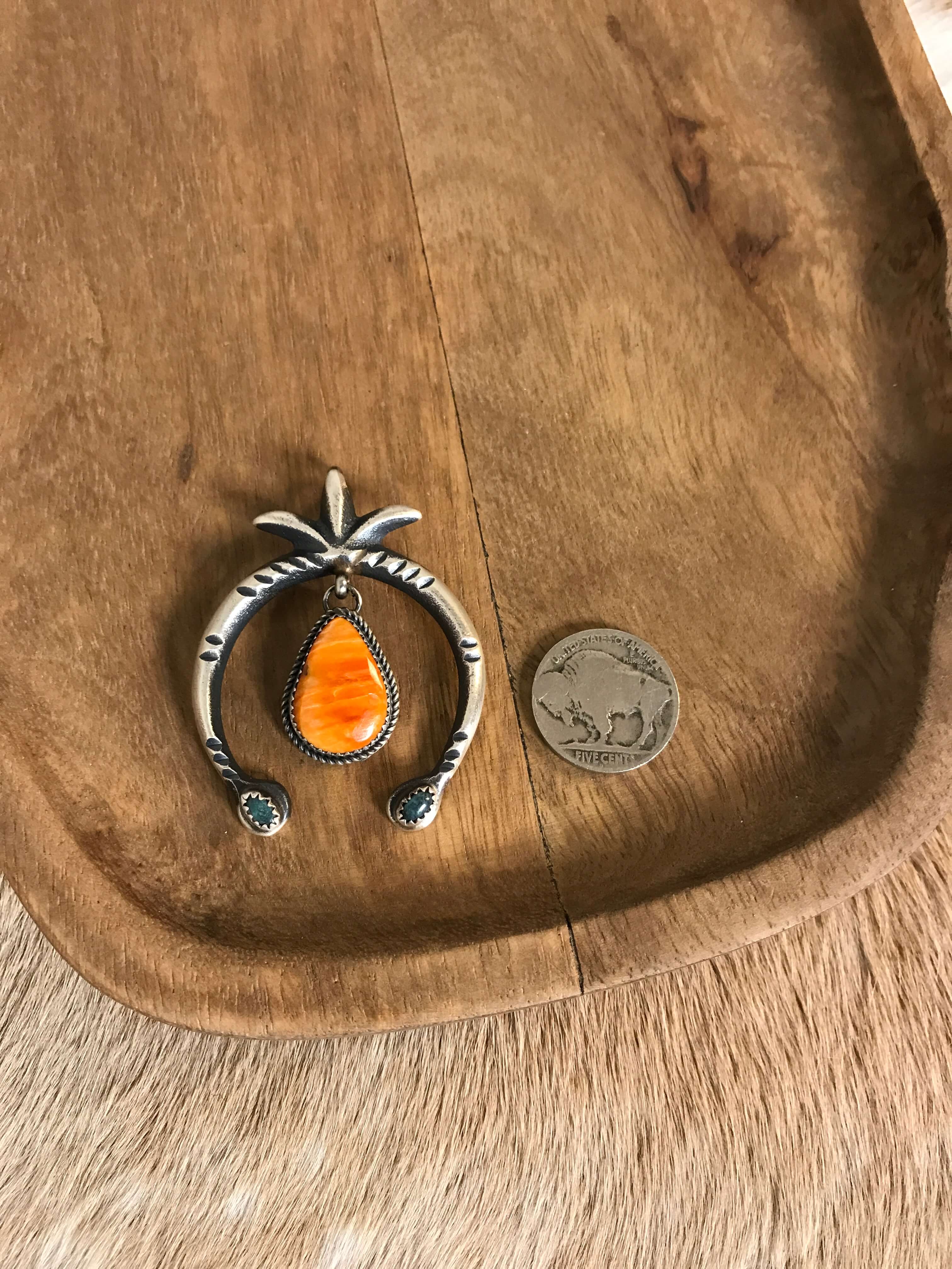 The Naja Pendant, 20-Pendants-Calli Co., Turquoise and Silver Jewelry, Native American Handmade, Zuni Tribe, Navajo Tribe, Brock Texas