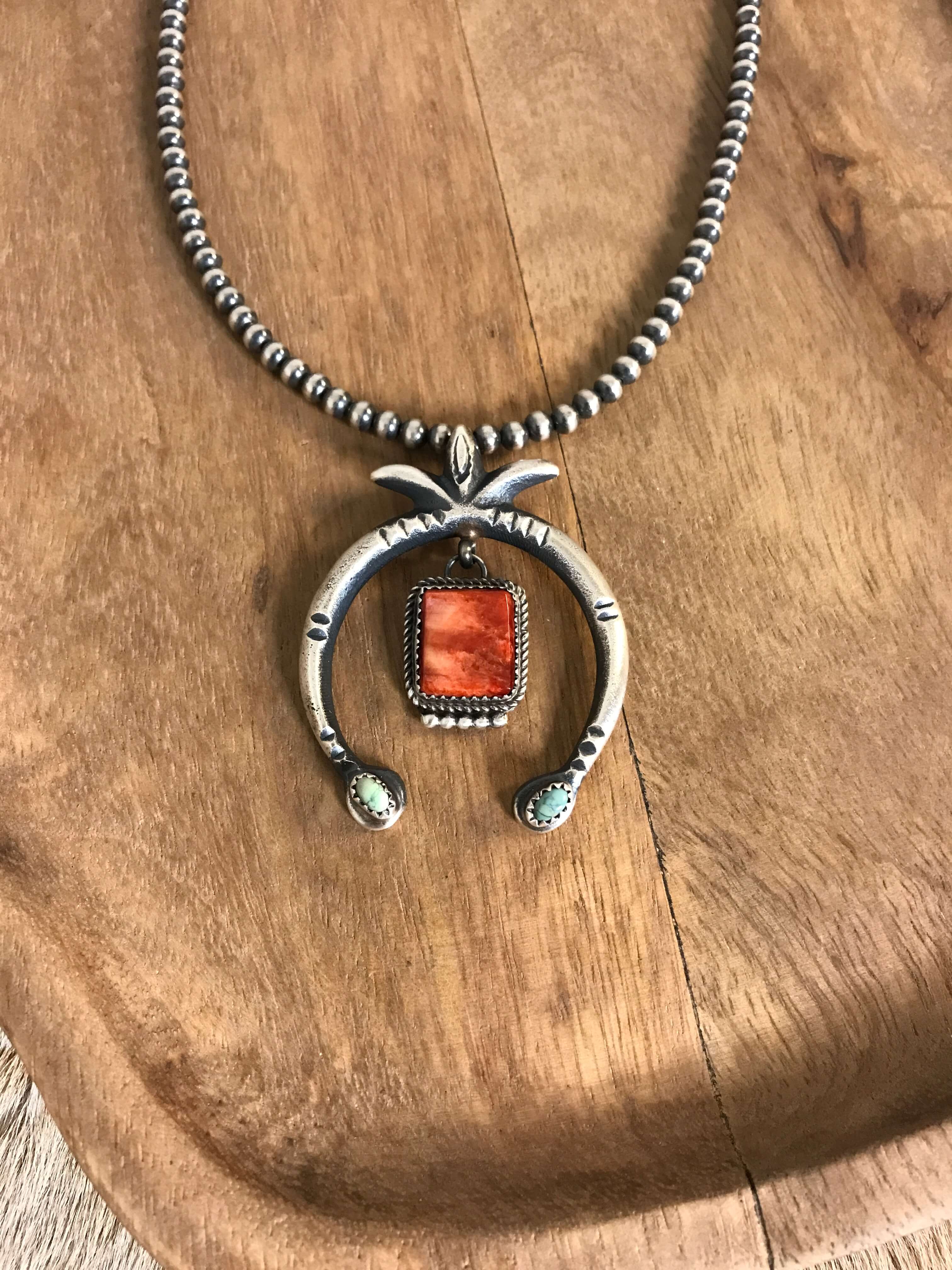 The Naja Pendant, 22-Pendants-Calli Co., Turquoise and Silver Jewelry, Native American Handmade, Zuni Tribe, Navajo Tribe, Brock Texas