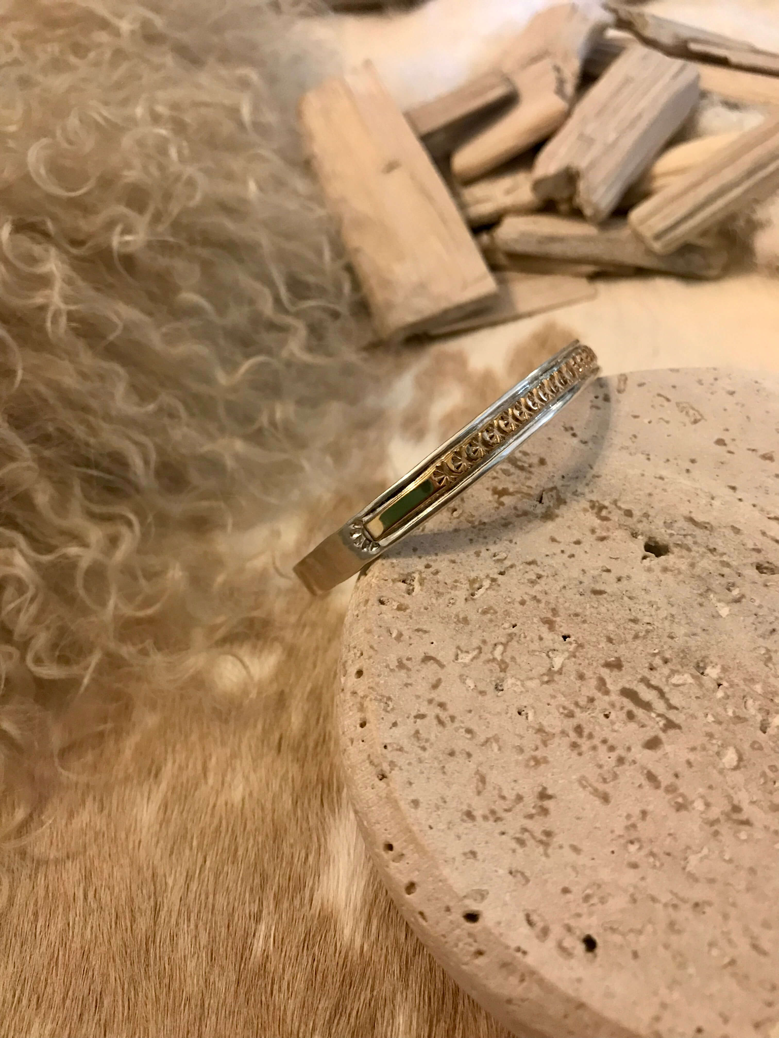 The Golden Cuff, 4-Bracelets & Cuffs-Calli Co., Turquoise and Silver Jewelry, Native American Handmade, Zuni Tribe, Navajo Tribe, Brock Texas