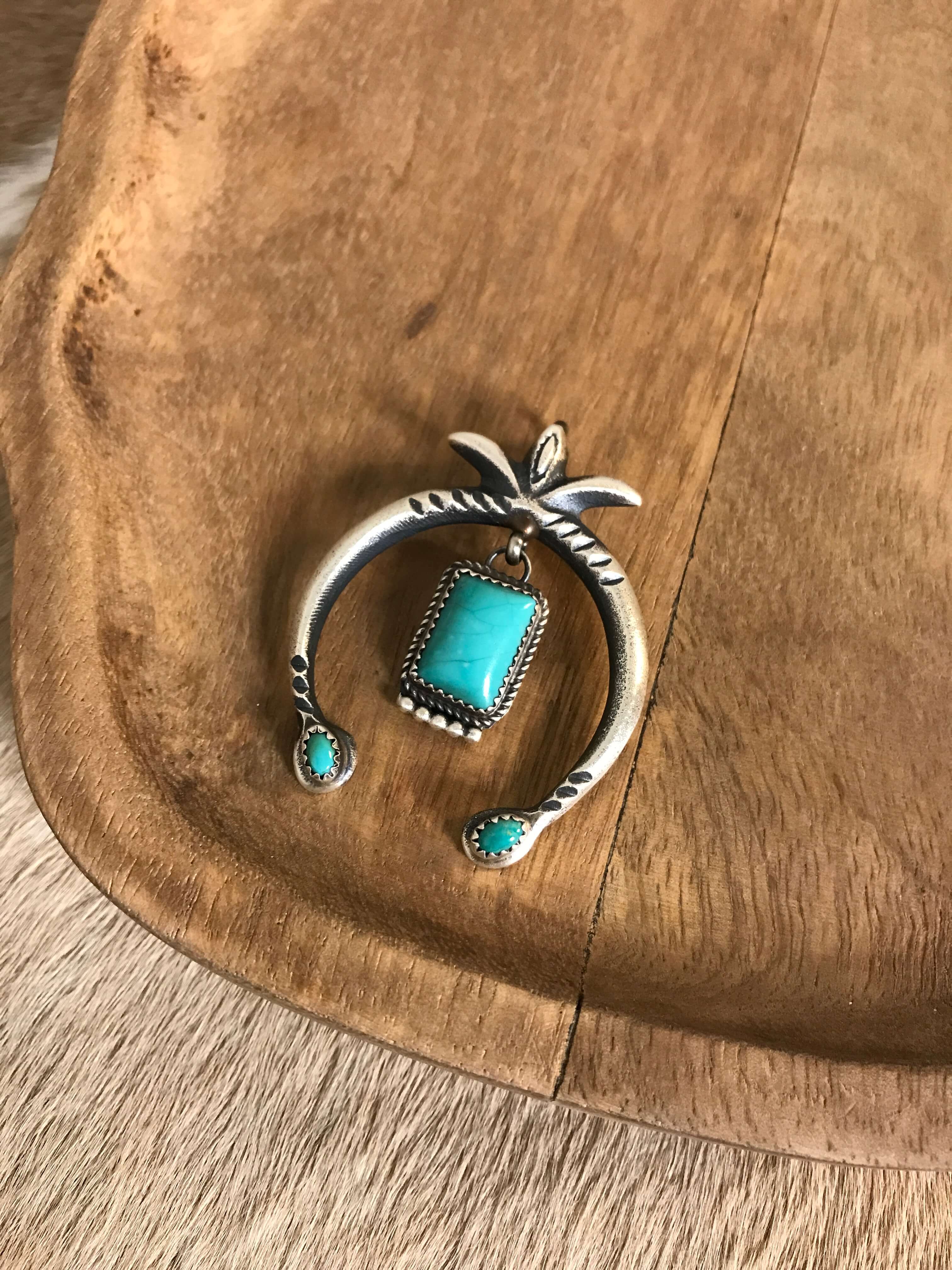 The Artecko Naja Pendant, 13-Pendants-Calli Co., Turquoise and Silver Jewelry, Native American Handmade, Zuni Tribe, Navajo Tribe, Brock Texas