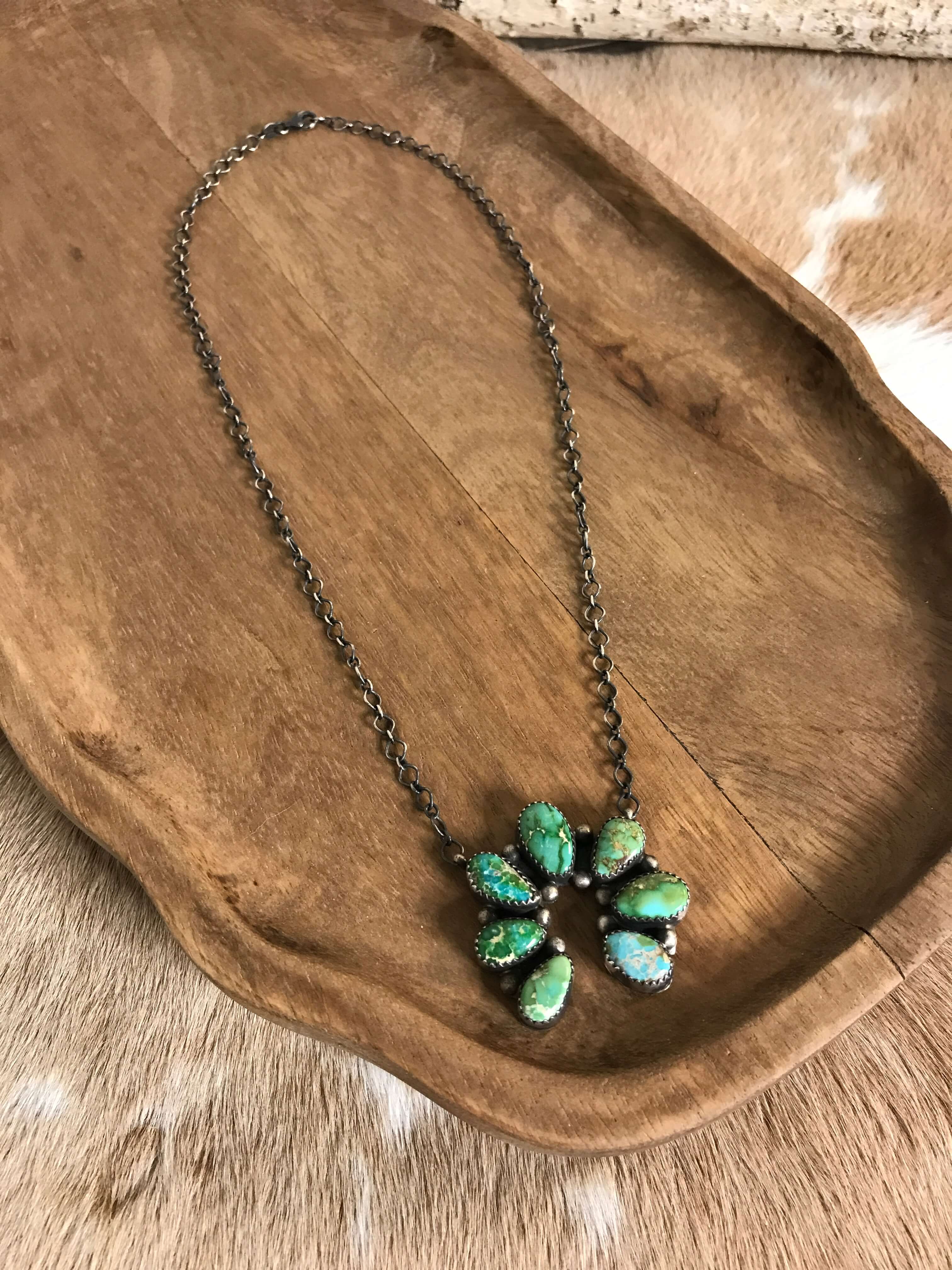 The Naja Necklace, 24-Necklaces-Calli Co., Turquoise and Silver Jewelry, Native American Handmade, Zuni Tribe, Navajo Tribe, Brock Texas
