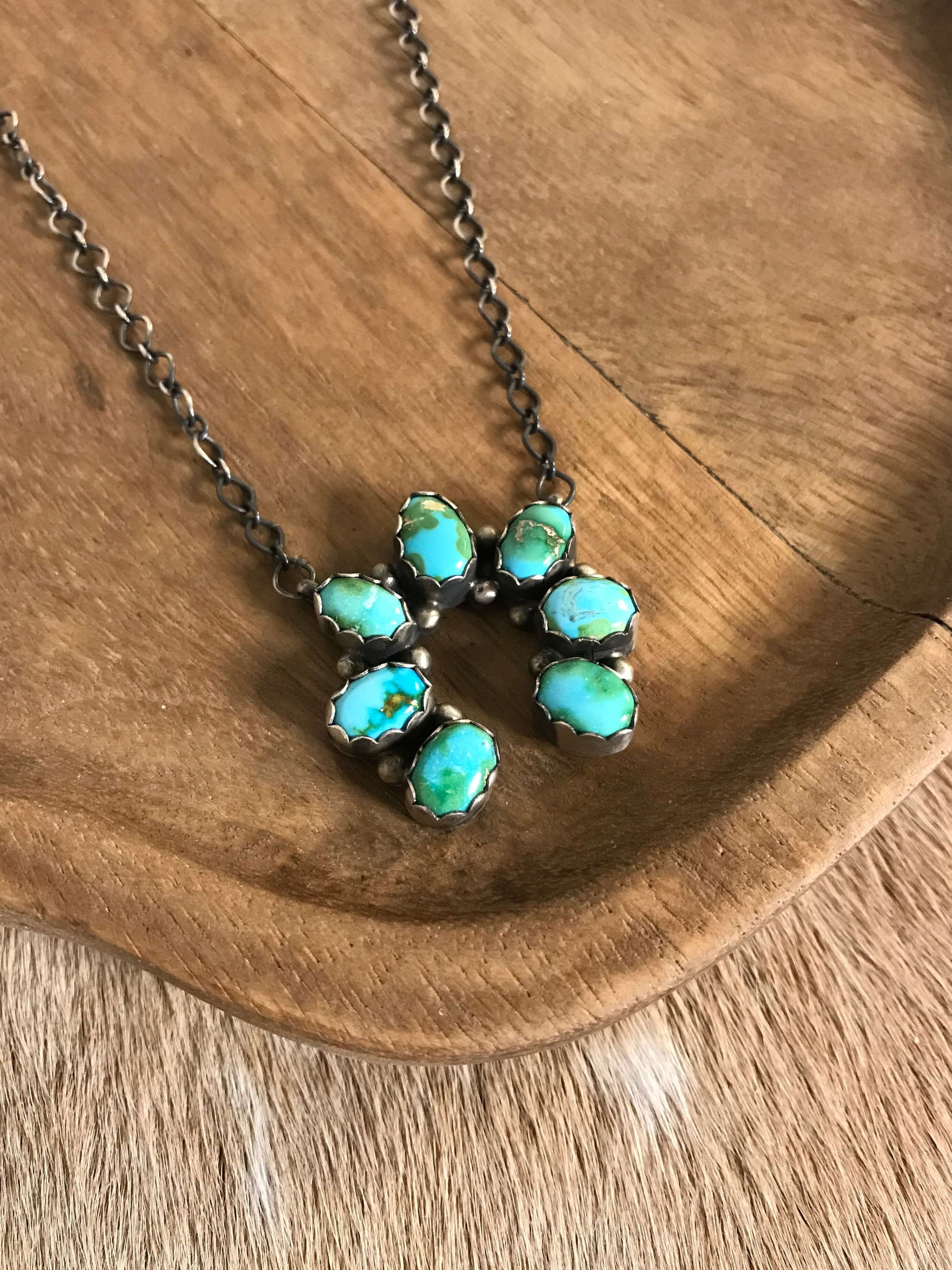 The Naja Necklace, 25-Necklaces-Calli Co., Turquoise and Silver Jewelry, Native American Handmade, Zuni Tribe, Navajo Tribe, Brock Texas