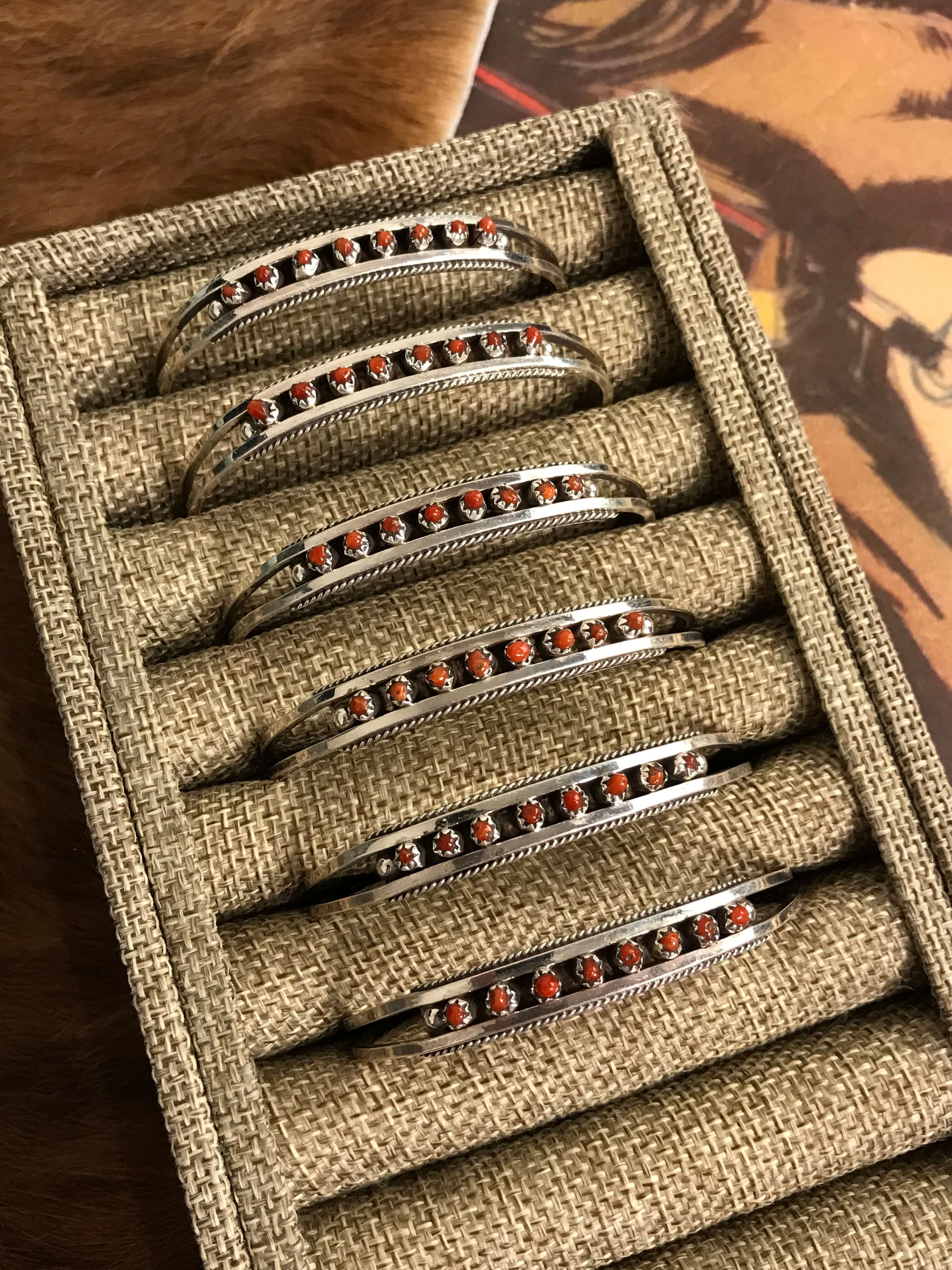 The Billie Cuffs-Bracelets & Cuffs-Calli Co., Turquoise and Silver Jewelry, Native American Handmade, Zuni Tribe, Navajo Tribe, Brock Texas