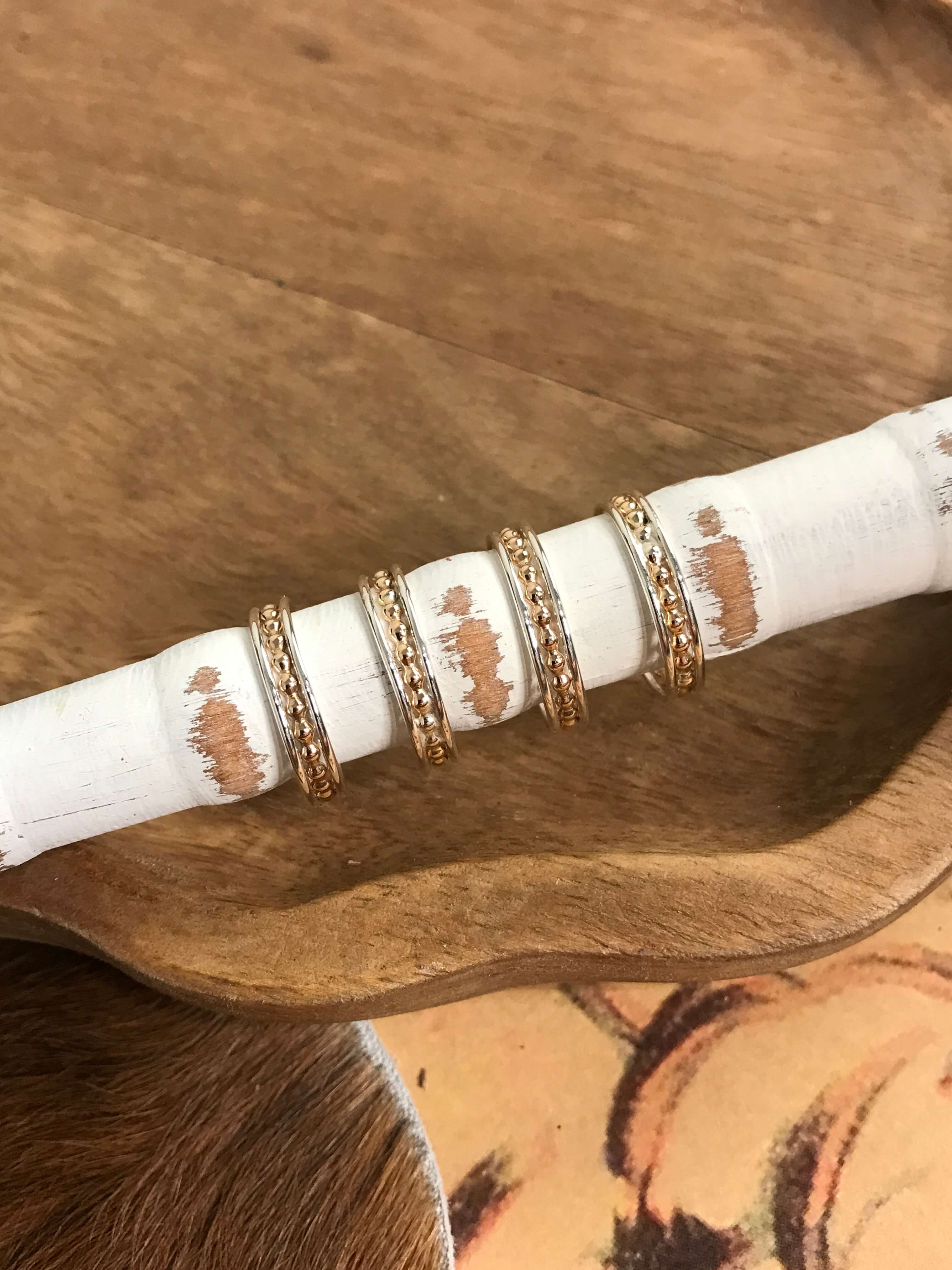 The Cabo Ring-Rings-Calli Co., Turquoise and Silver Jewelry, Native American Handmade, Zuni Tribe, Navajo Tribe, Brock Texas