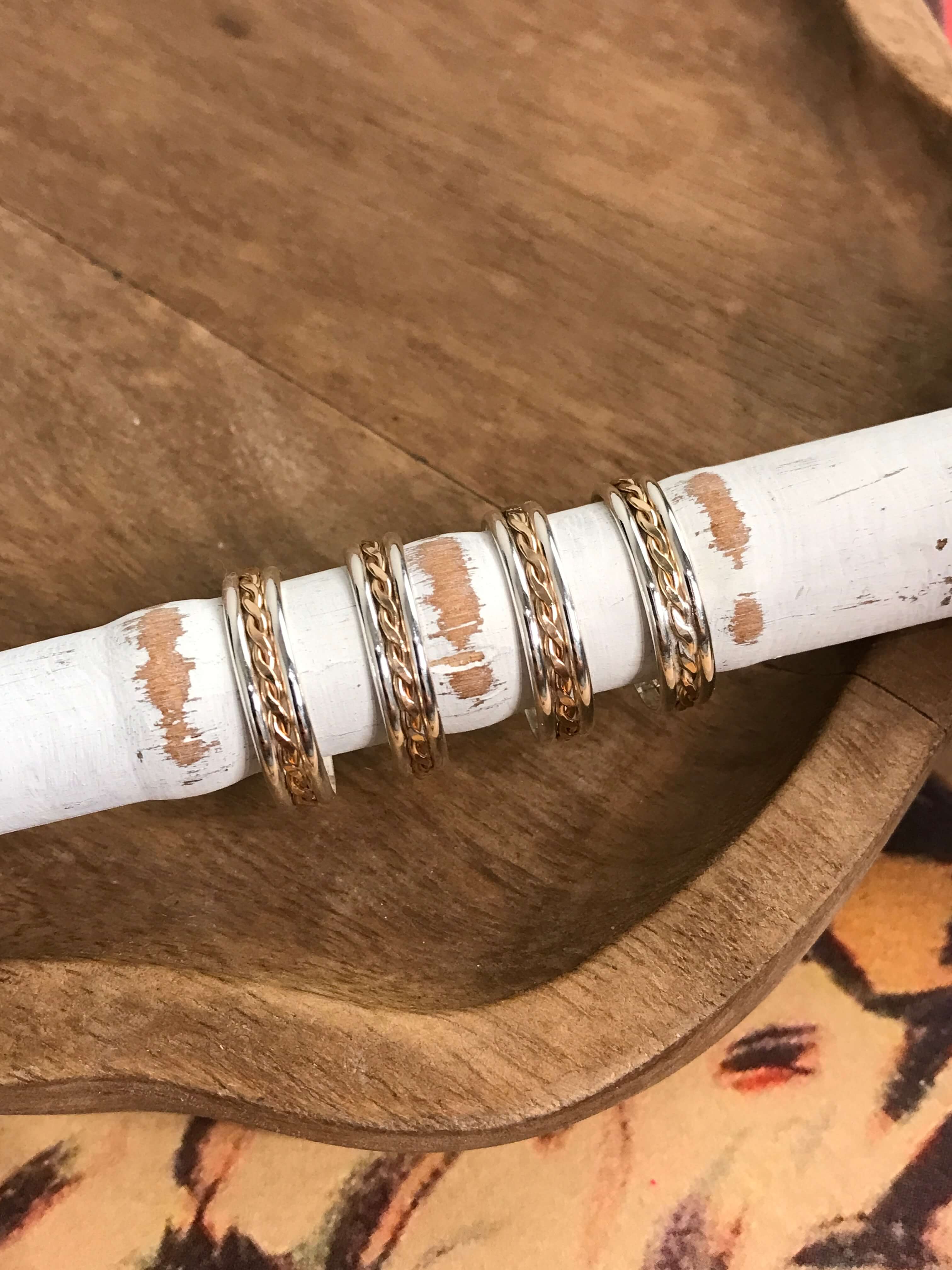 The Avalon Ring-Rings-Calli Co., Turquoise and Silver Jewelry, Native American Handmade, Zuni Tribe, Navajo Tribe, Brock Texas