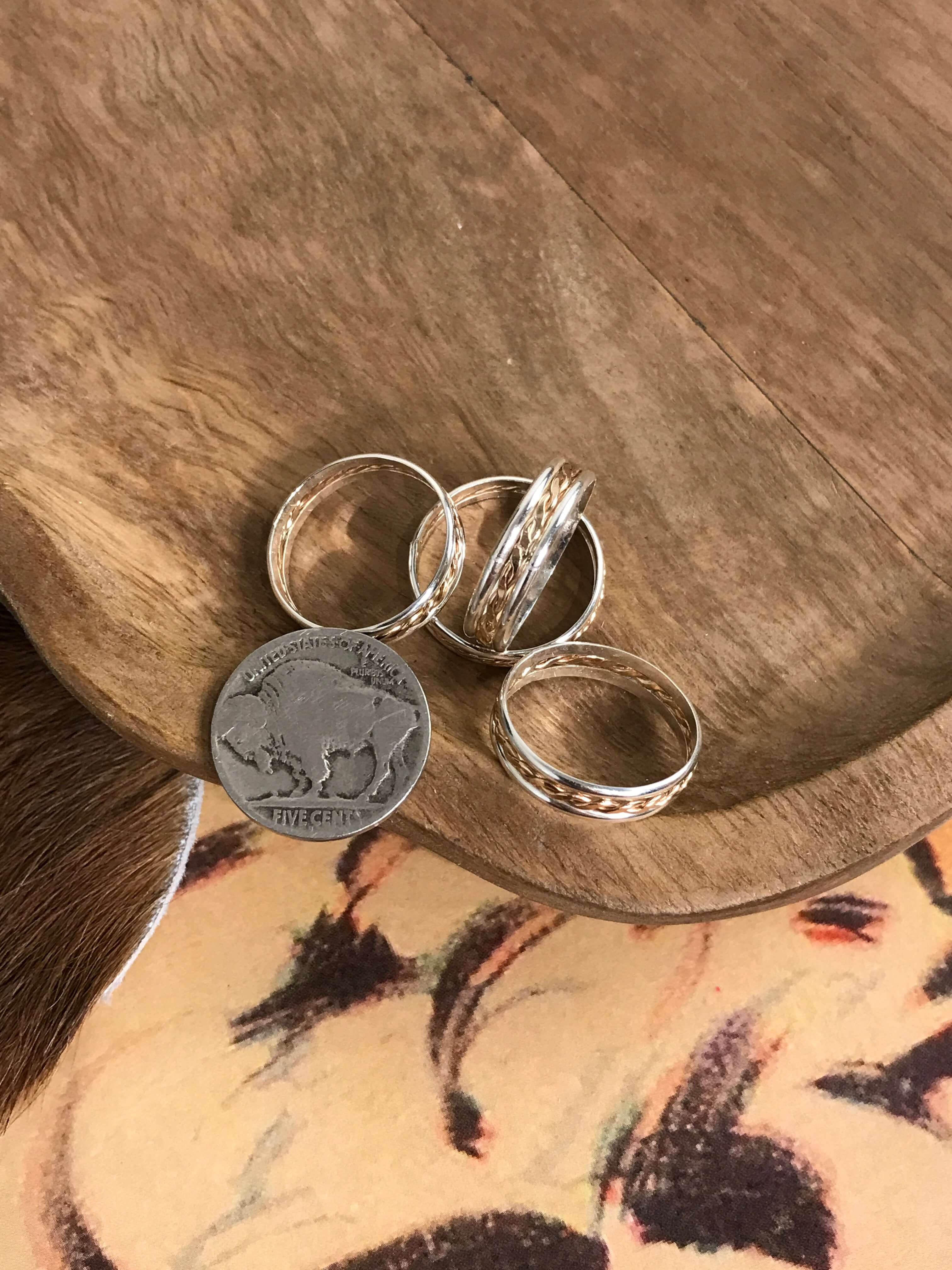 The Avalon Ring-Rings-Calli Co., Turquoise and Silver Jewelry, Native American Handmade, Zuni Tribe, Navajo Tribe, Brock Texas