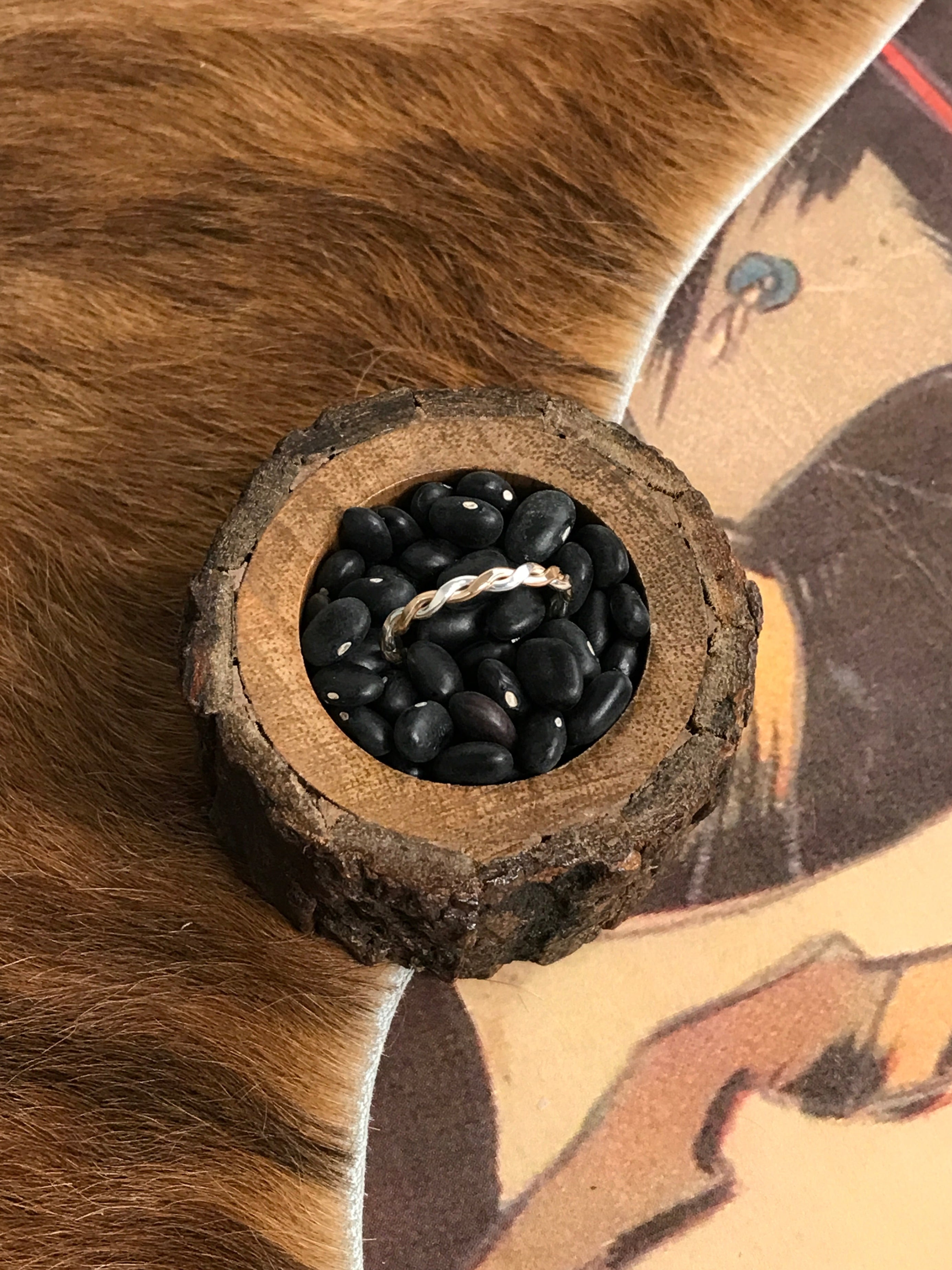 The Two Tone Braid Ring-Rings-Calli Co., Turquoise and Silver Jewelry, Native American Handmade, Zuni Tribe, Navajo Tribe, Brock Texas