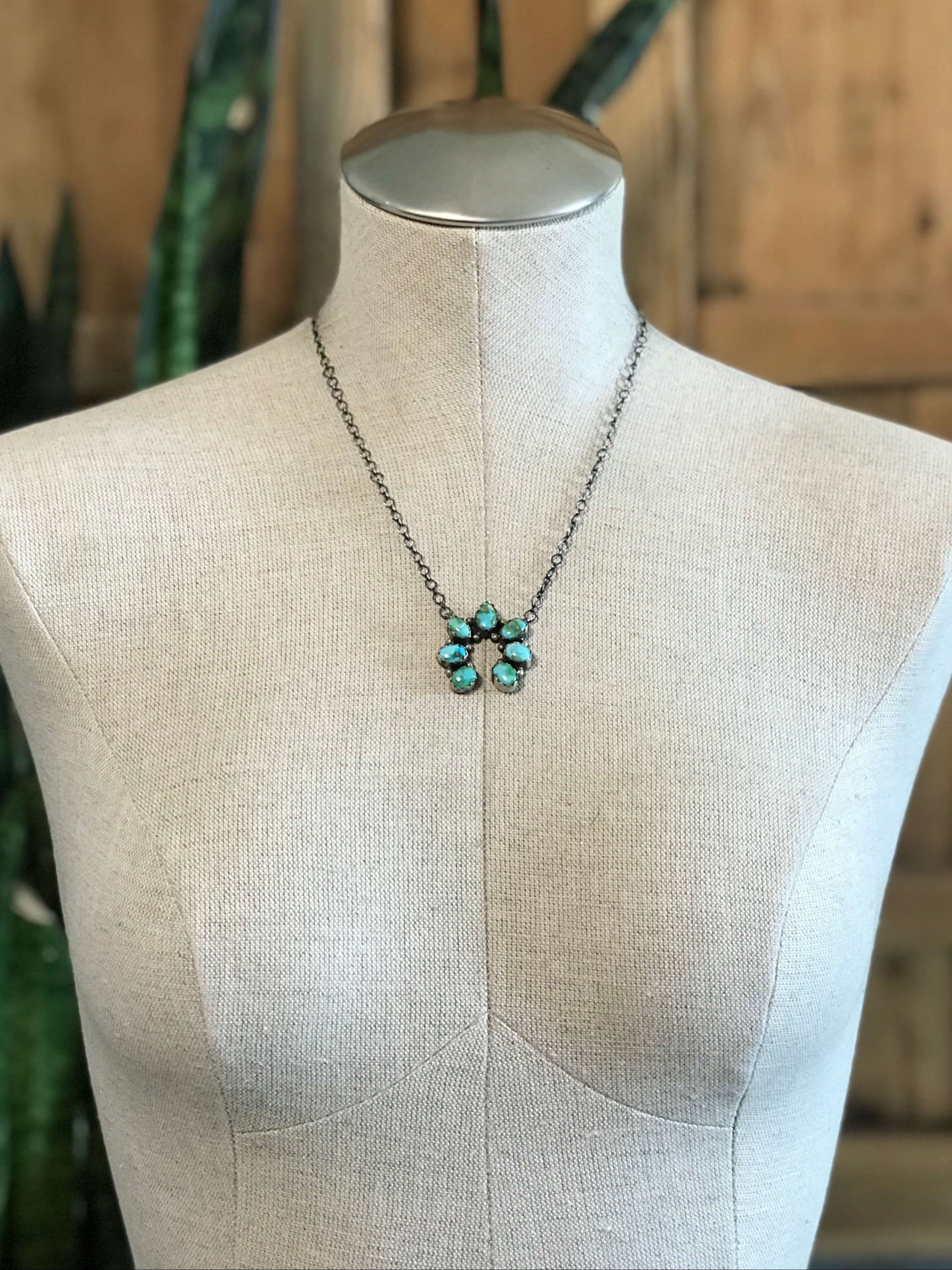 The Naja Necklace, 25-Necklaces-Calli Co., Turquoise and Silver Jewelry, Native American Handmade, Zuni Tribe, Navajo Tribe, Brock Texas