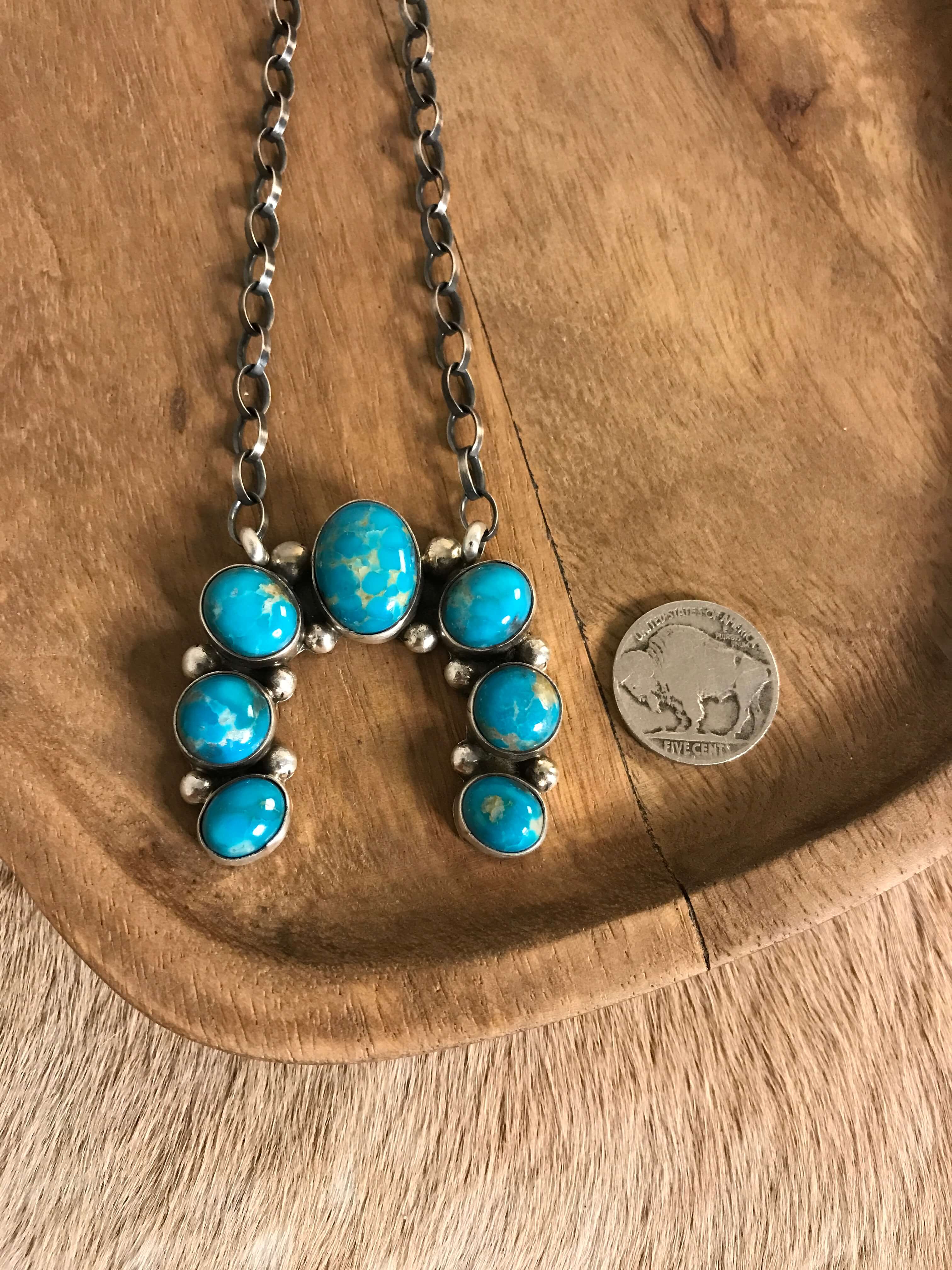 The Naja Necklace, 29-Necklaces-Calli Co., Turquoise and Silver Jewelry, Native American Handmade, Zuni Tribe, Navajo Tribe, Brock Texas