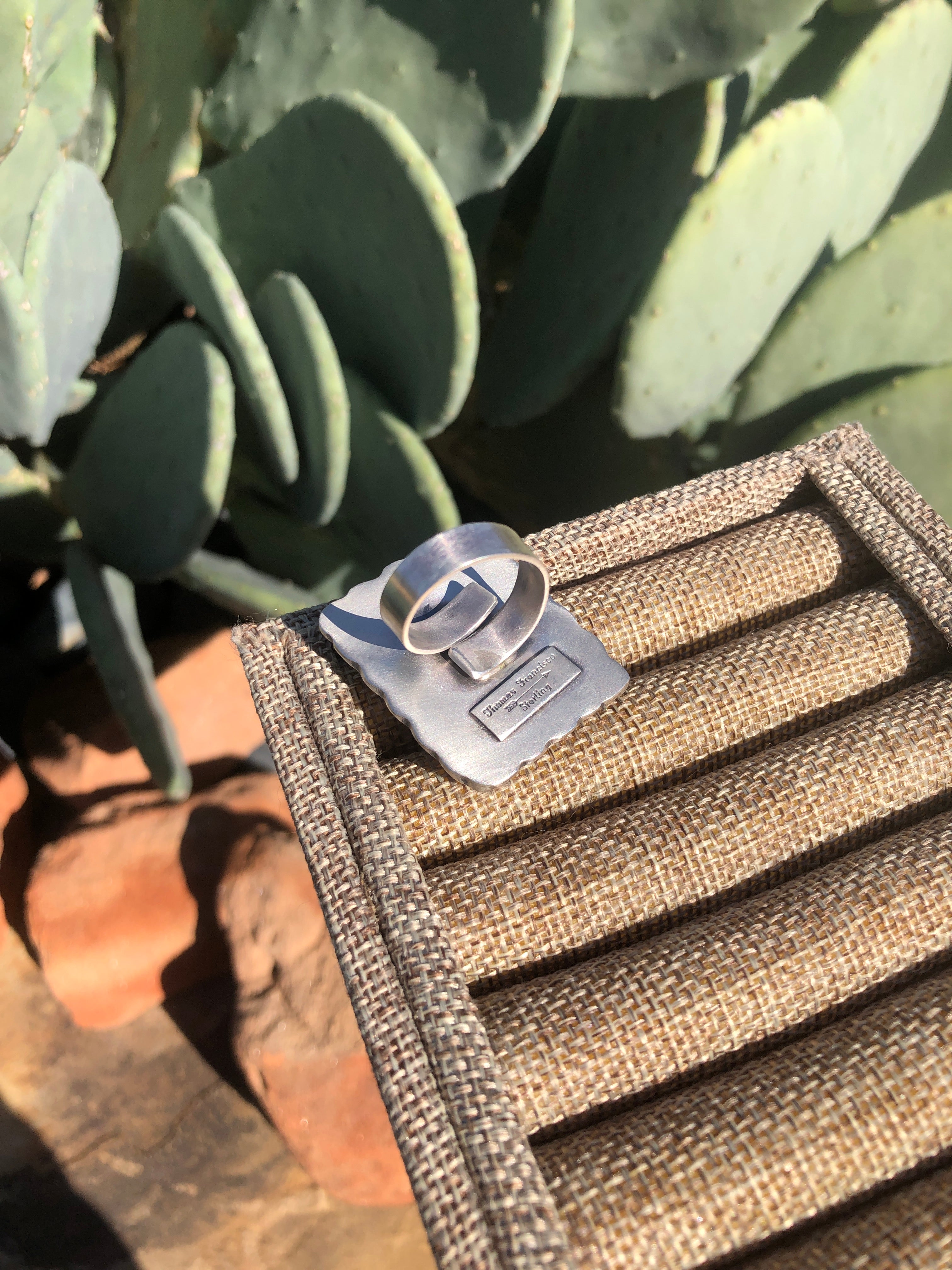 The Clackamas Adjustable White Buffalo Ring, 1-Rings-Calli Co., Turquoise and Silver Jewelry, Native American Handmade, Zuni Tribe, Navajo Tribe, Brock Texas