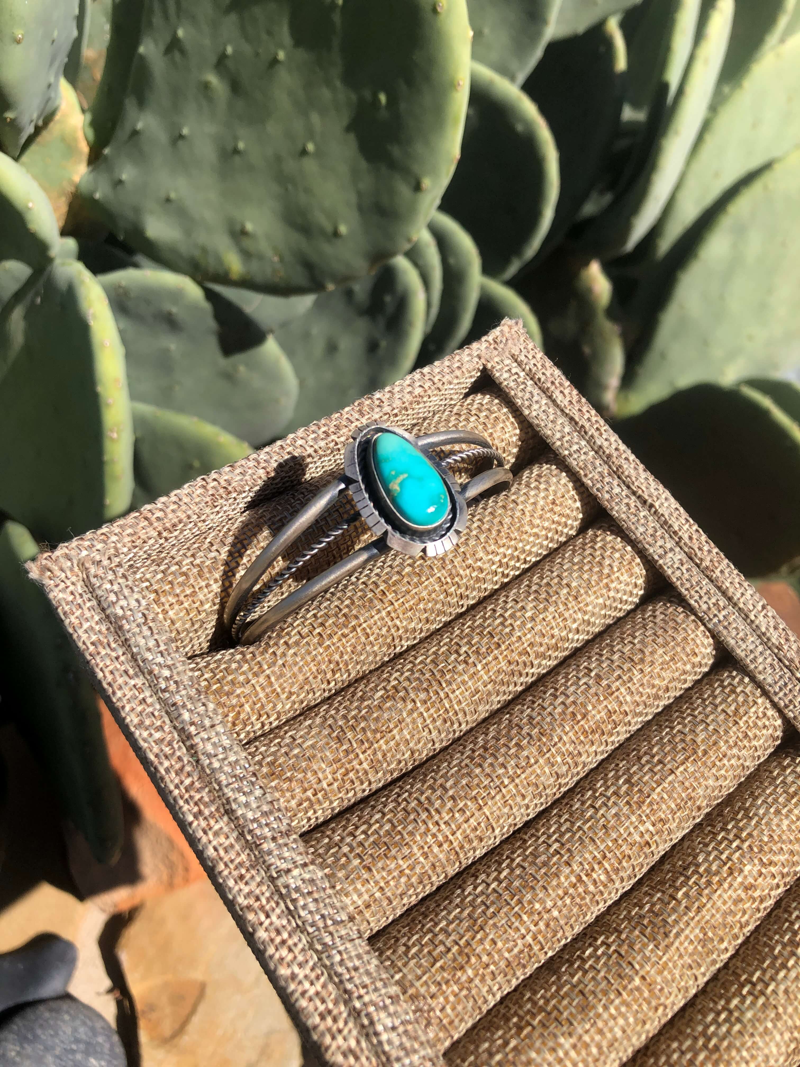 The Wynne Turquoise Cuff, 1-Bracelets & Cuffs-Calli Co., Turquoise and Silver Jewelry, Native American Handmade, Zuni Tribe, Navajo Tribe, Brock Texas