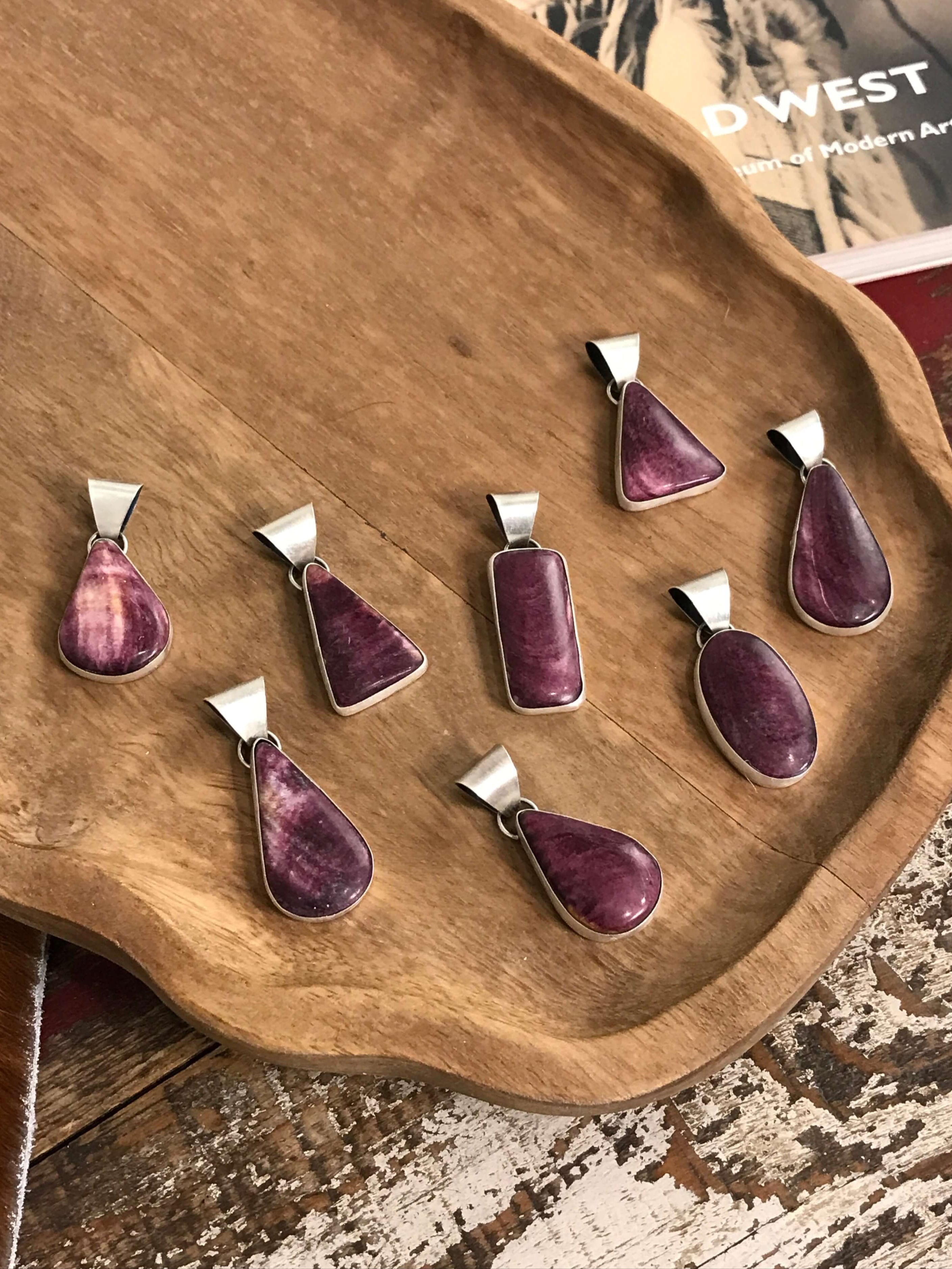 The Sabella Pendants in Spiny-Pendants-Calli Co., Turquoise and Silver Jewelry, Native American Handmade, Zuni Tribe, Navajo Tribe, Brock Texas