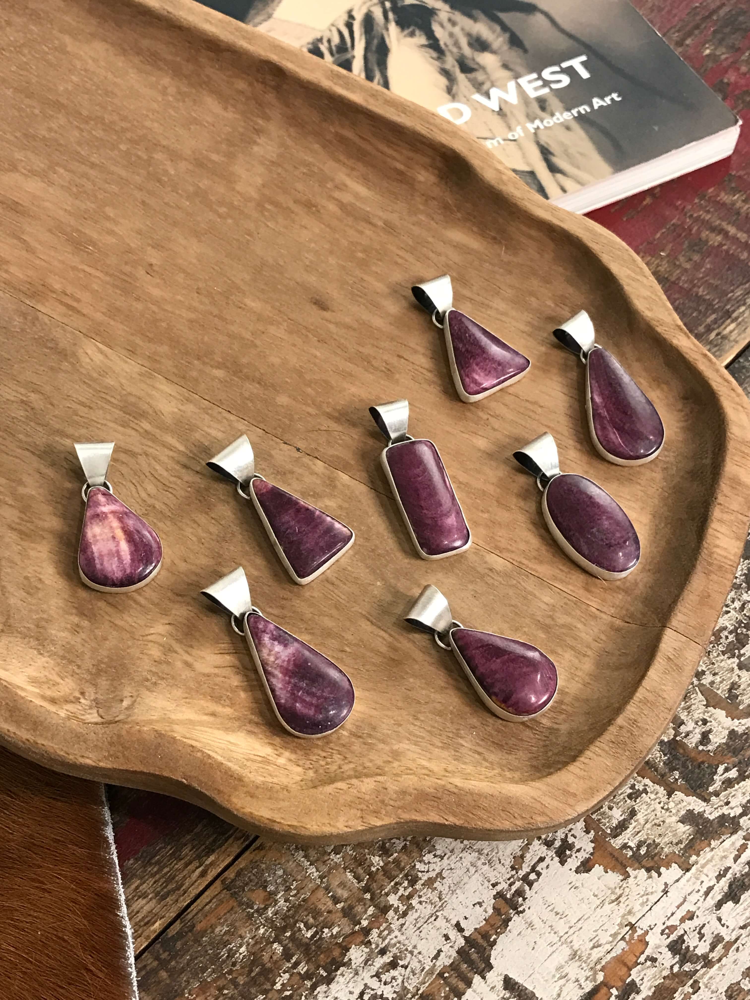 The Sabella Pendants in Spiny-Pendants-Calli Co., Turquoise and Silver Jewelry, Native American Handmade, Zuni Tribe, Navajo Tribe, Brock Texas