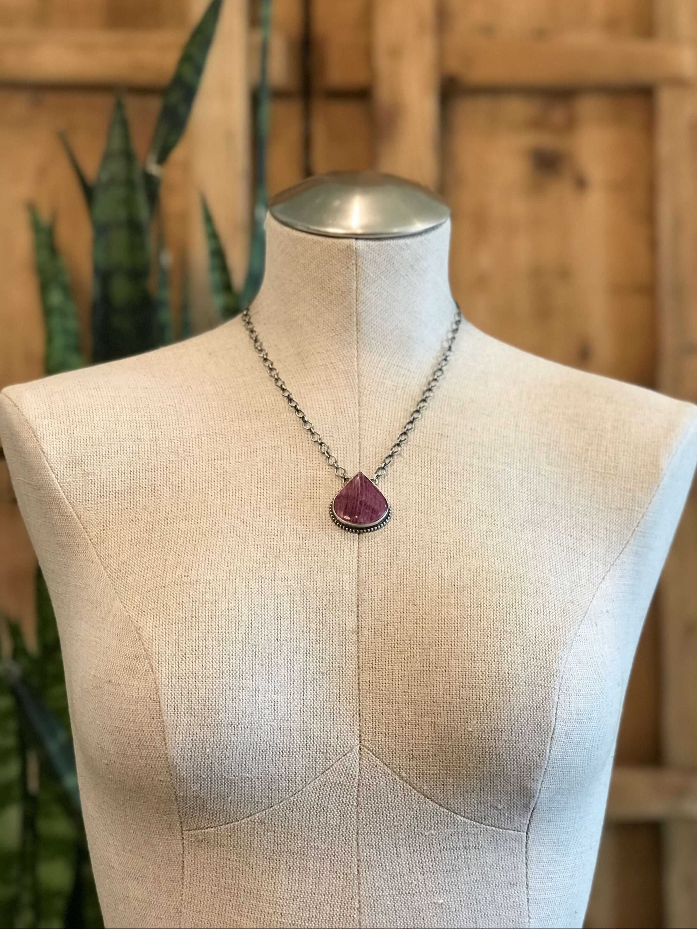 The Rhodes Necklace-Necklaces-Calli Co., Turquoise and Silver Jewelry, Native American Handmade, Zuni Tribe, Navajo Tribe, Brock Texas