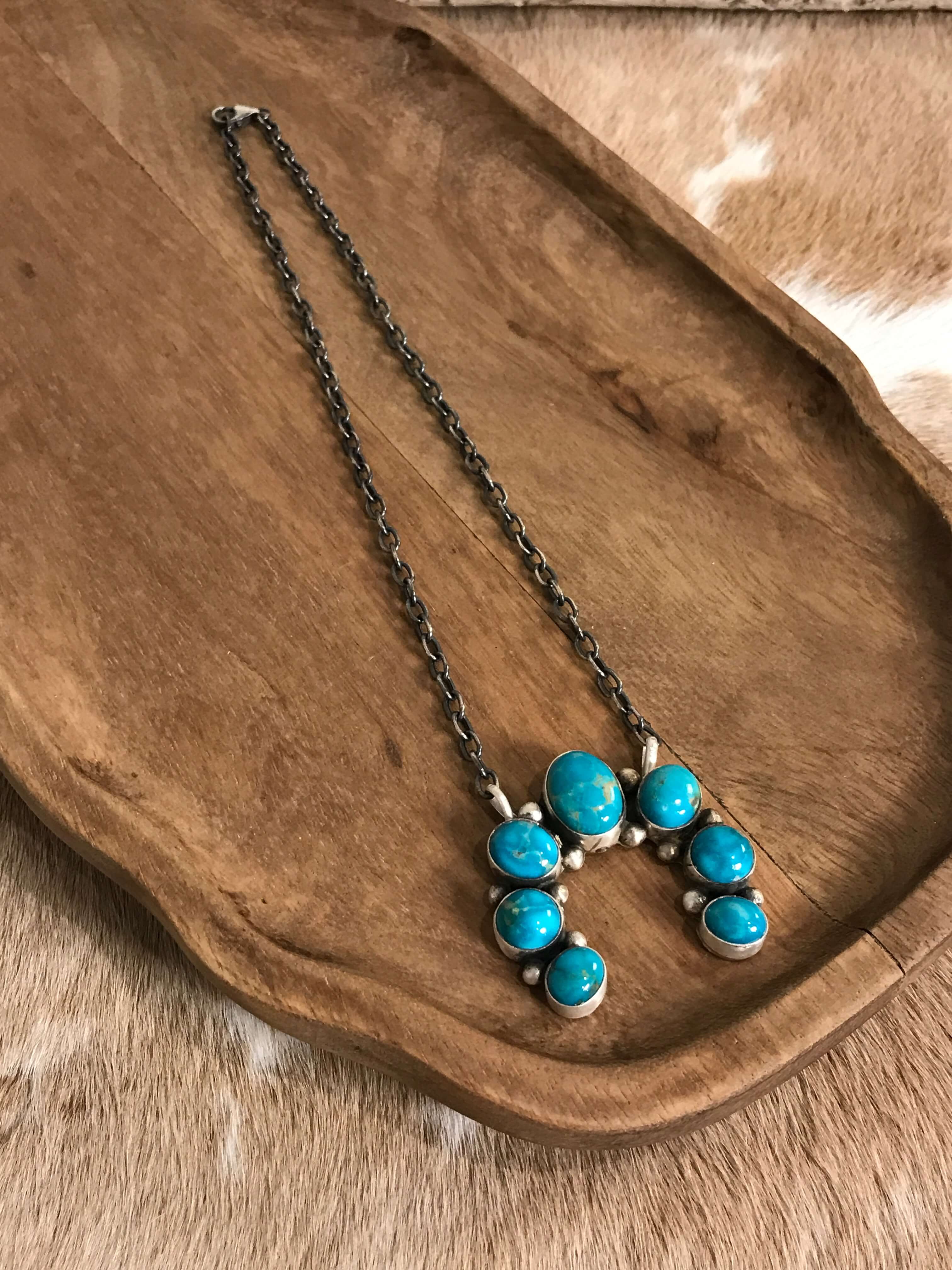The Naja Necklace, 31-Necklaces-Calli Co., Turquoise and Silver Jewelry, Native American Handmade, Zuni Tribe, Navajo Tribe, Brock Texas