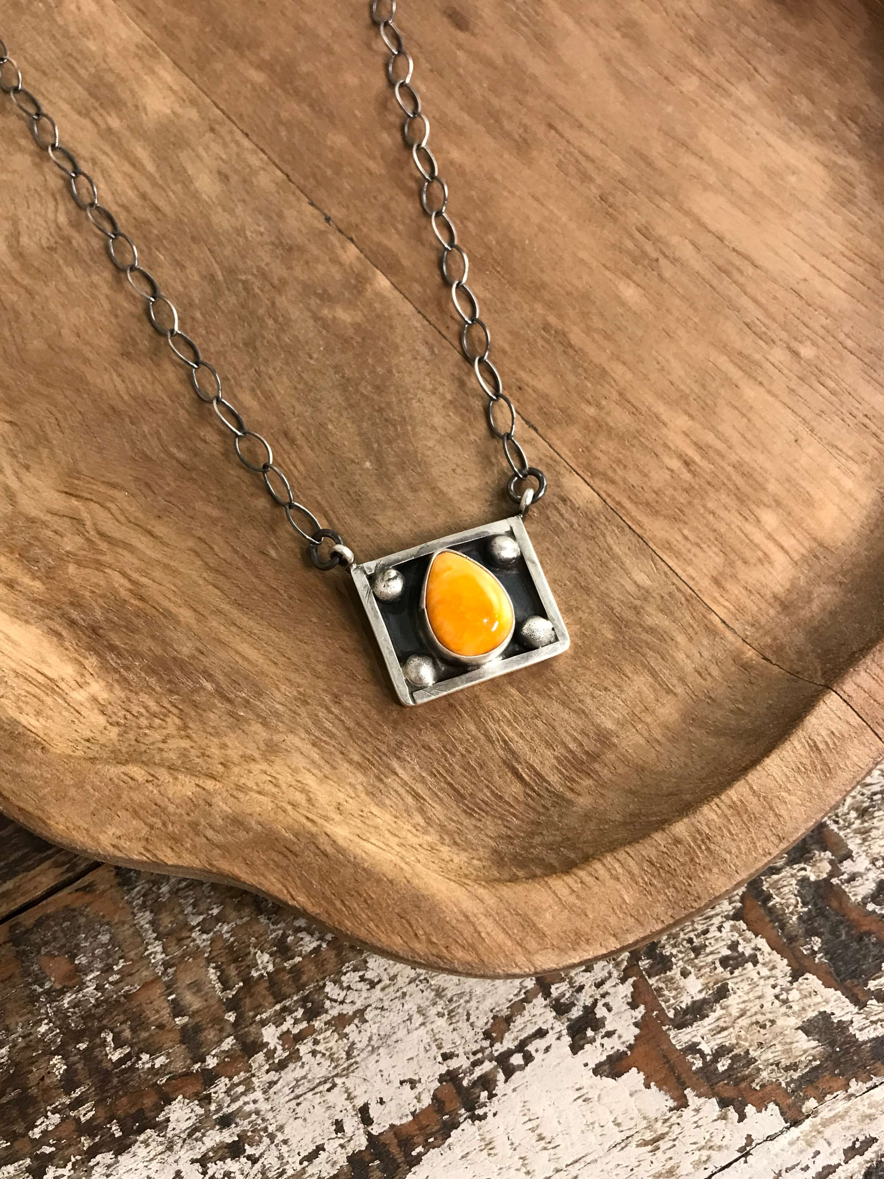 The Hollis Necklace, 3-Necklaces-Calli Co., Turquoise and Silver Jewelry, Native American Handmade, Zuni Tribe, Navajo Tribe, Brock Texas