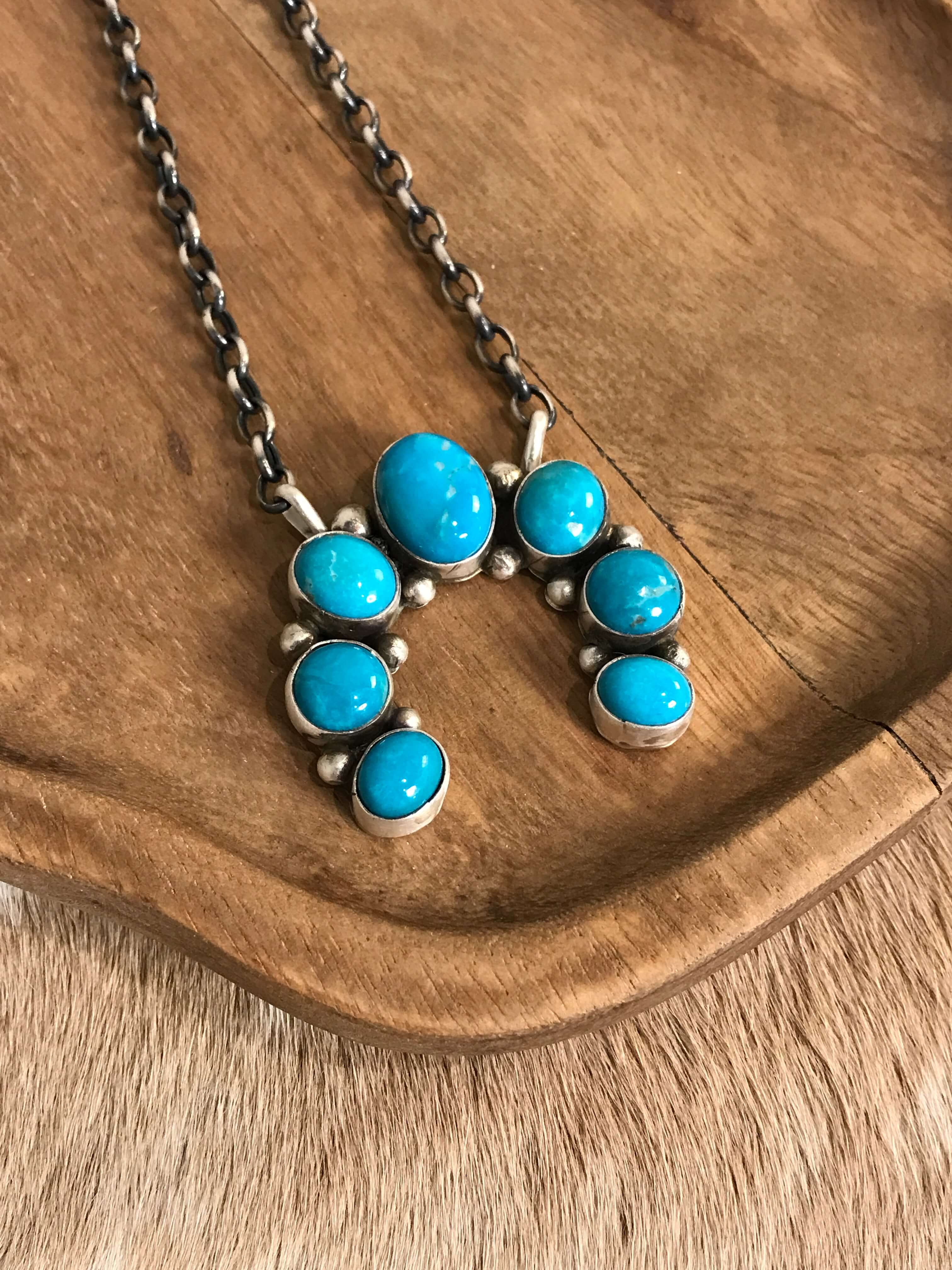 The Naja Necklace, 33-Necklaces-Calli Co., Turquoise and Silver Jewelry, Native American Handmade, Zuni Tribe, Navajo Tribe, Brock Texas