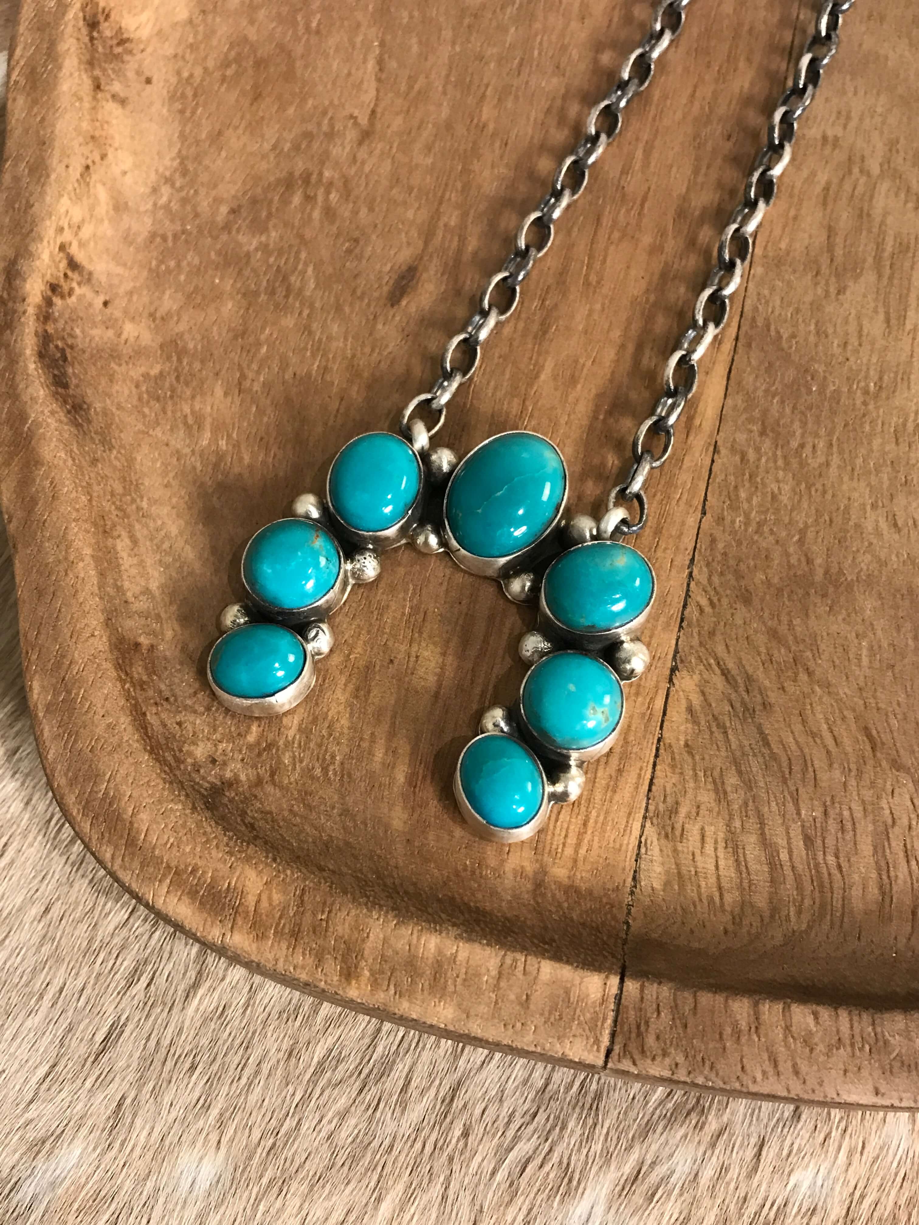 The Naja Necklace, 37-Necklaces-Calli Co., Turquoise and Silver Jewelry, Native American Handmade, Zuni Tribe, Navajo Tribe, Brock Texas