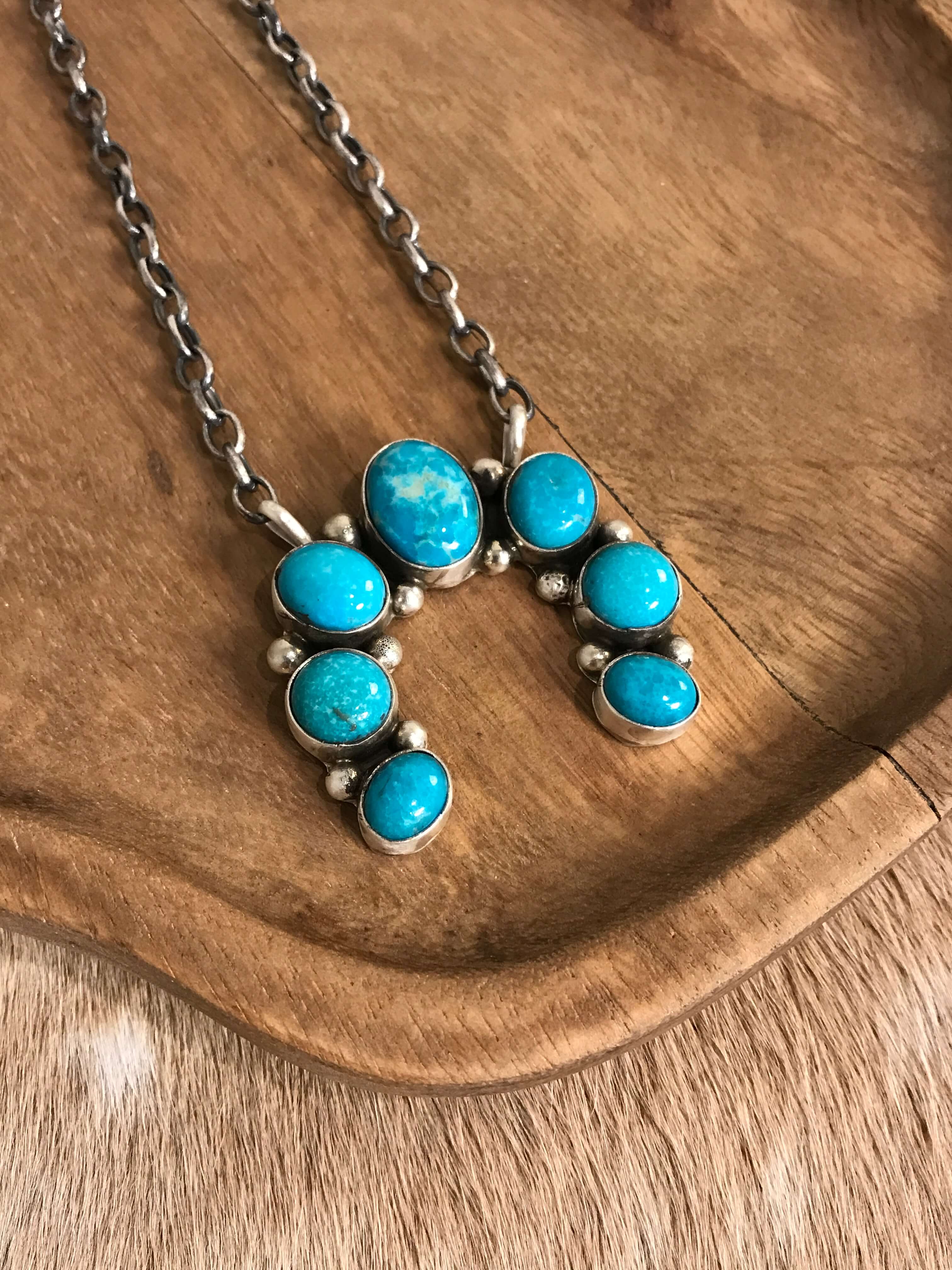 The Naja Necklace, 38-Necklaces-Calli Co., Turquoise and Silver Jewelry, Native American Handmade, Zuni Tribe, Navajo Tribe, Brock Texas