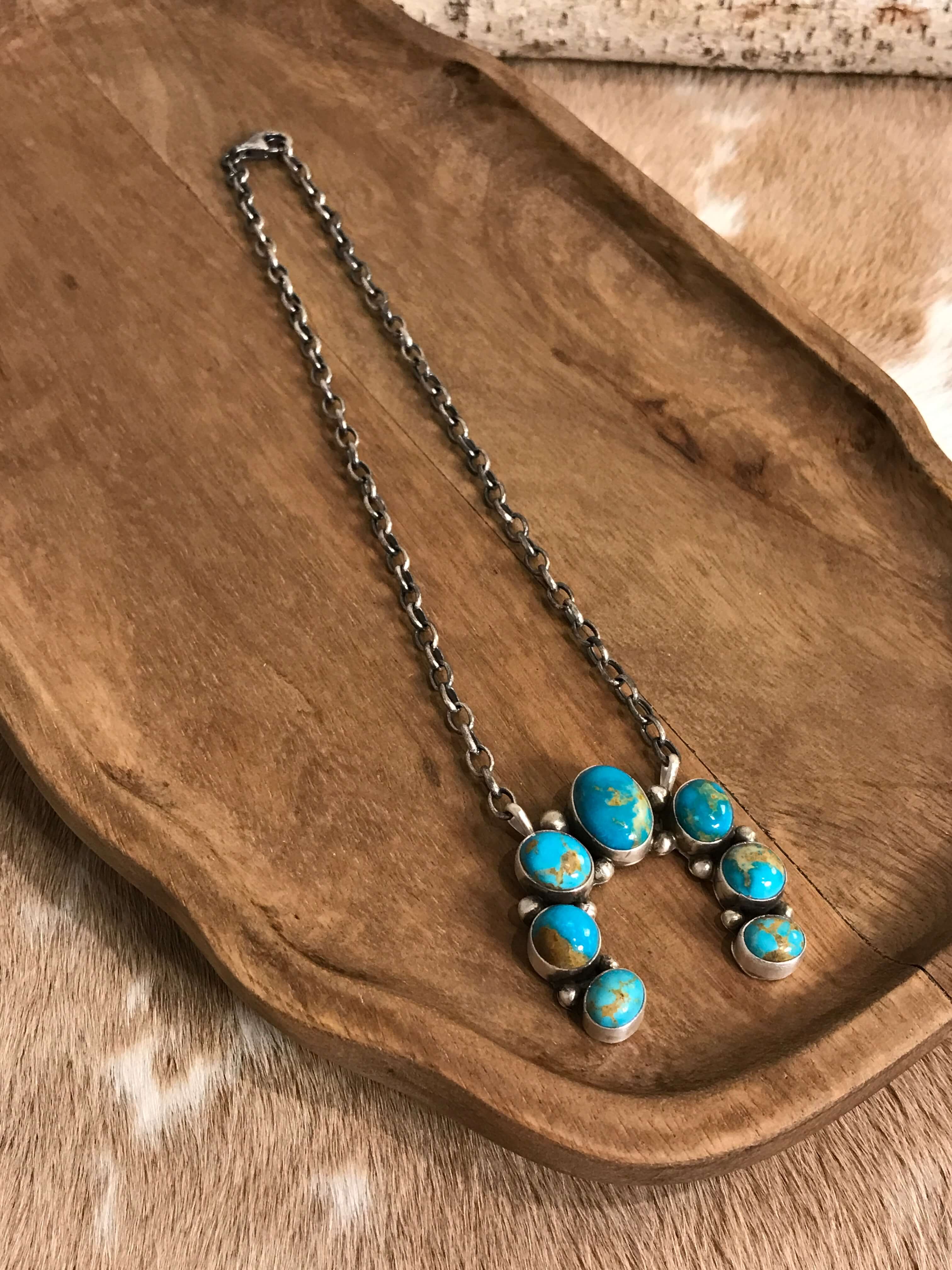 The Naja Necklace, 40-Necklaces-Calli Co., Turquoise and Silver Jewelry, Native American Handmade, Zuni Tribe, Navajo Tribe, Brock Texas