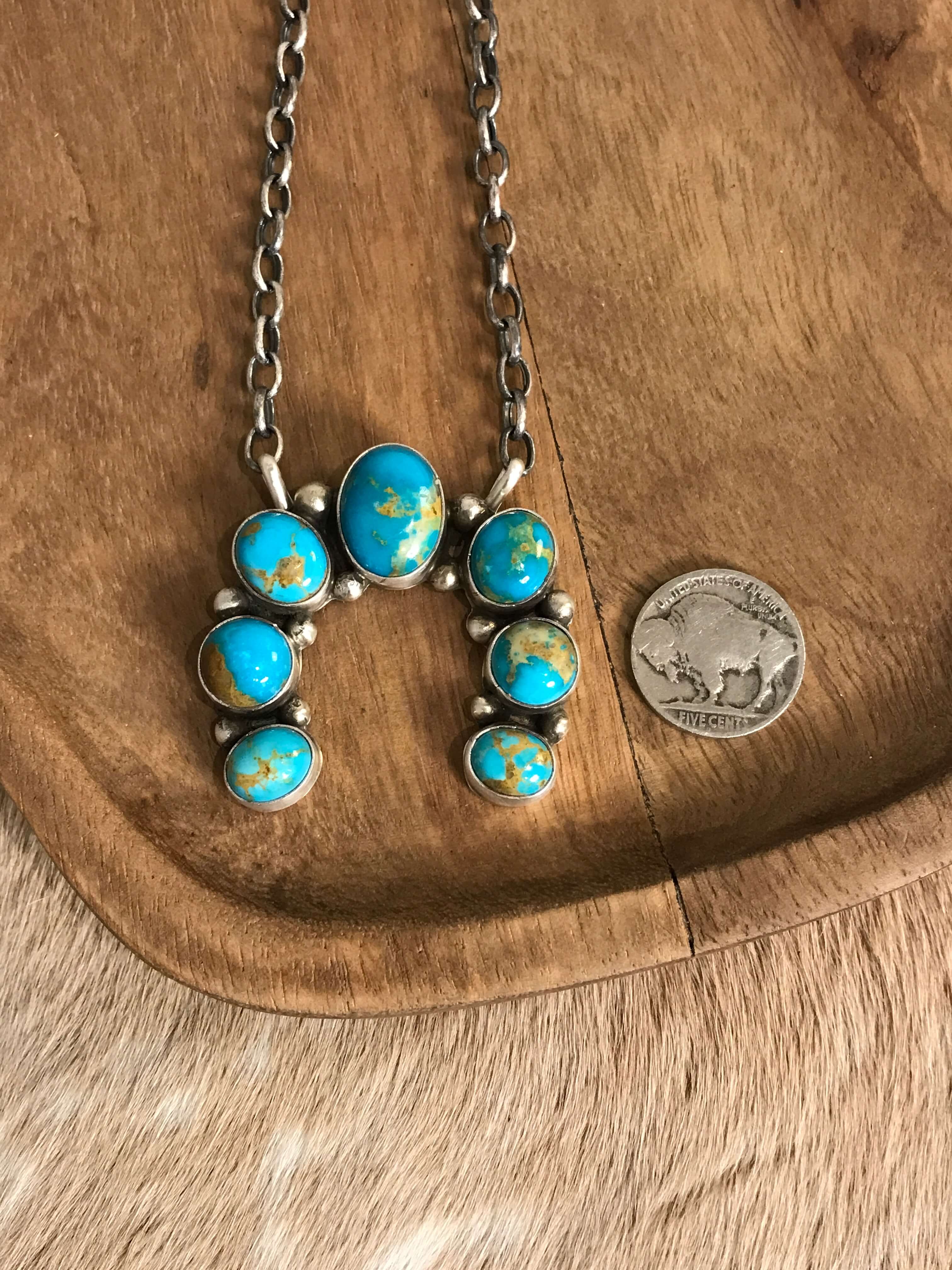 The Naja Necklace, 40-Necklaces-Calli Co., Turquoise and Silver Jewelry, Native American Handmade, Zuni Tribe, Navajo Tribe, Brock Texas
